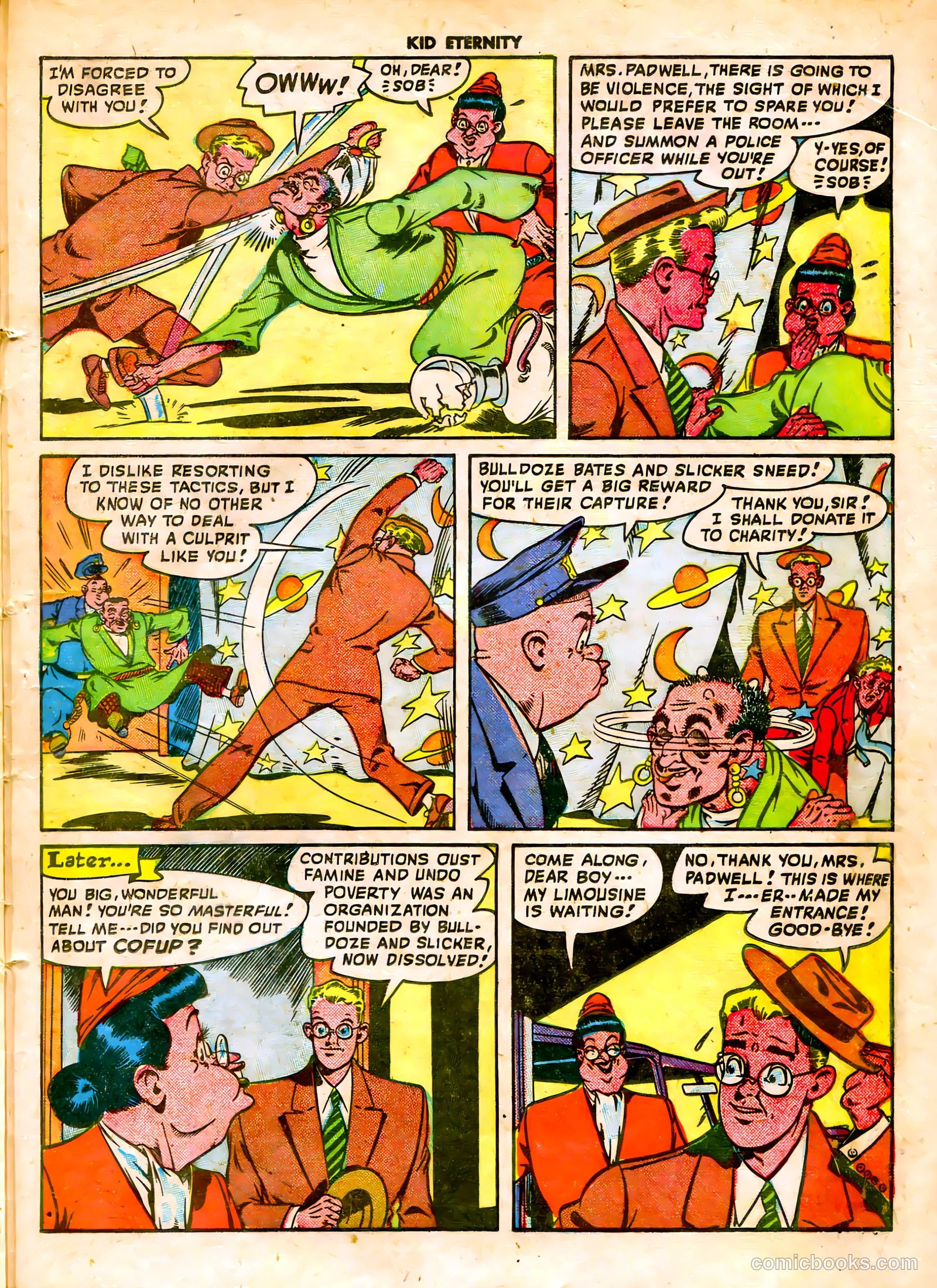 Kid Eternity #10 (1948) — page 33 of 52