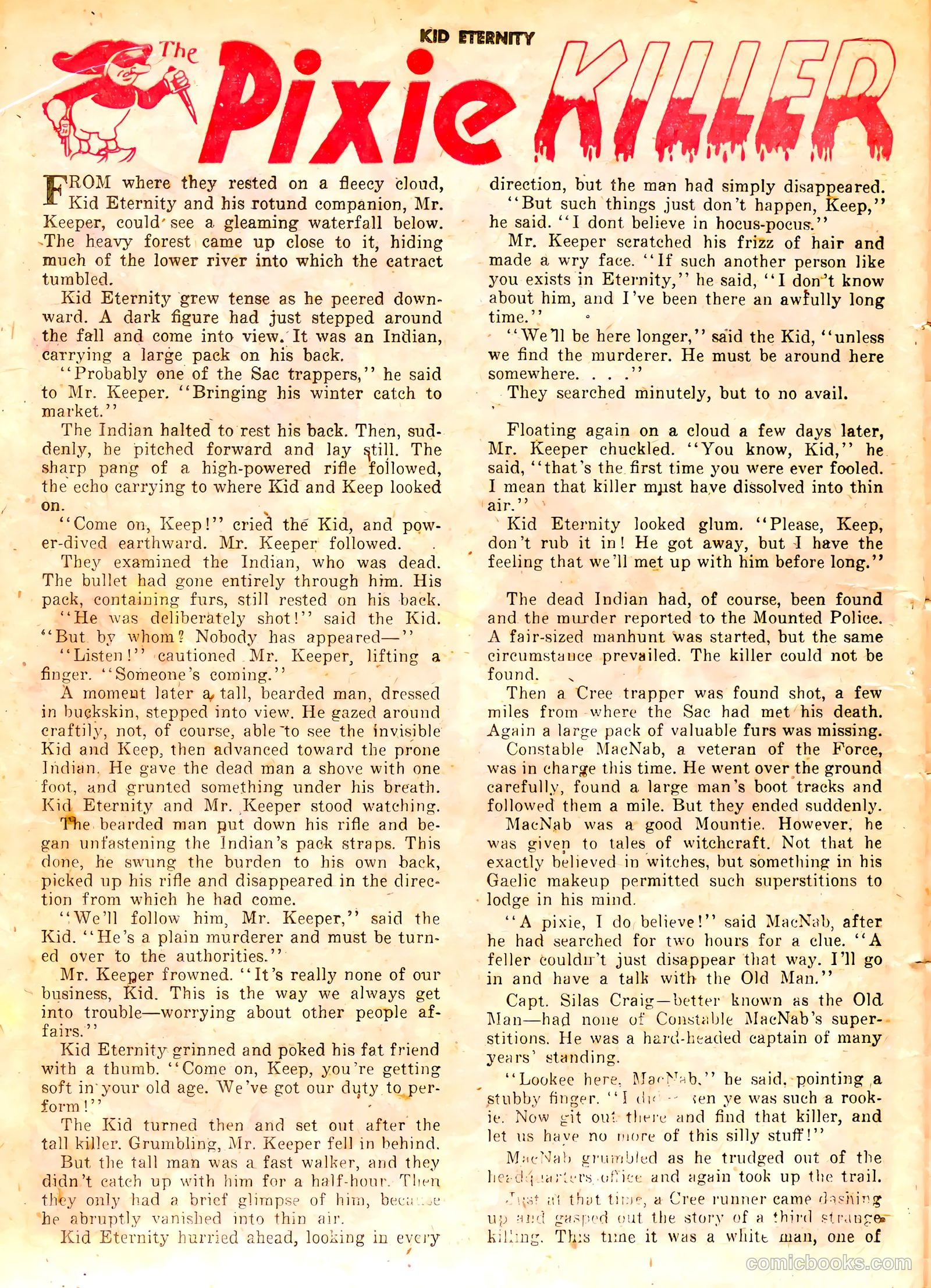 Kid Eternity #10 (1948) — page 34 of 52