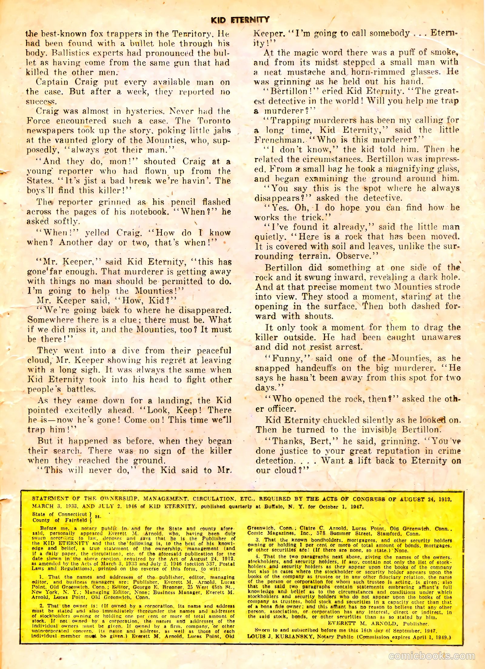 Kid Eternity #10 (1948) — page 35 of 52