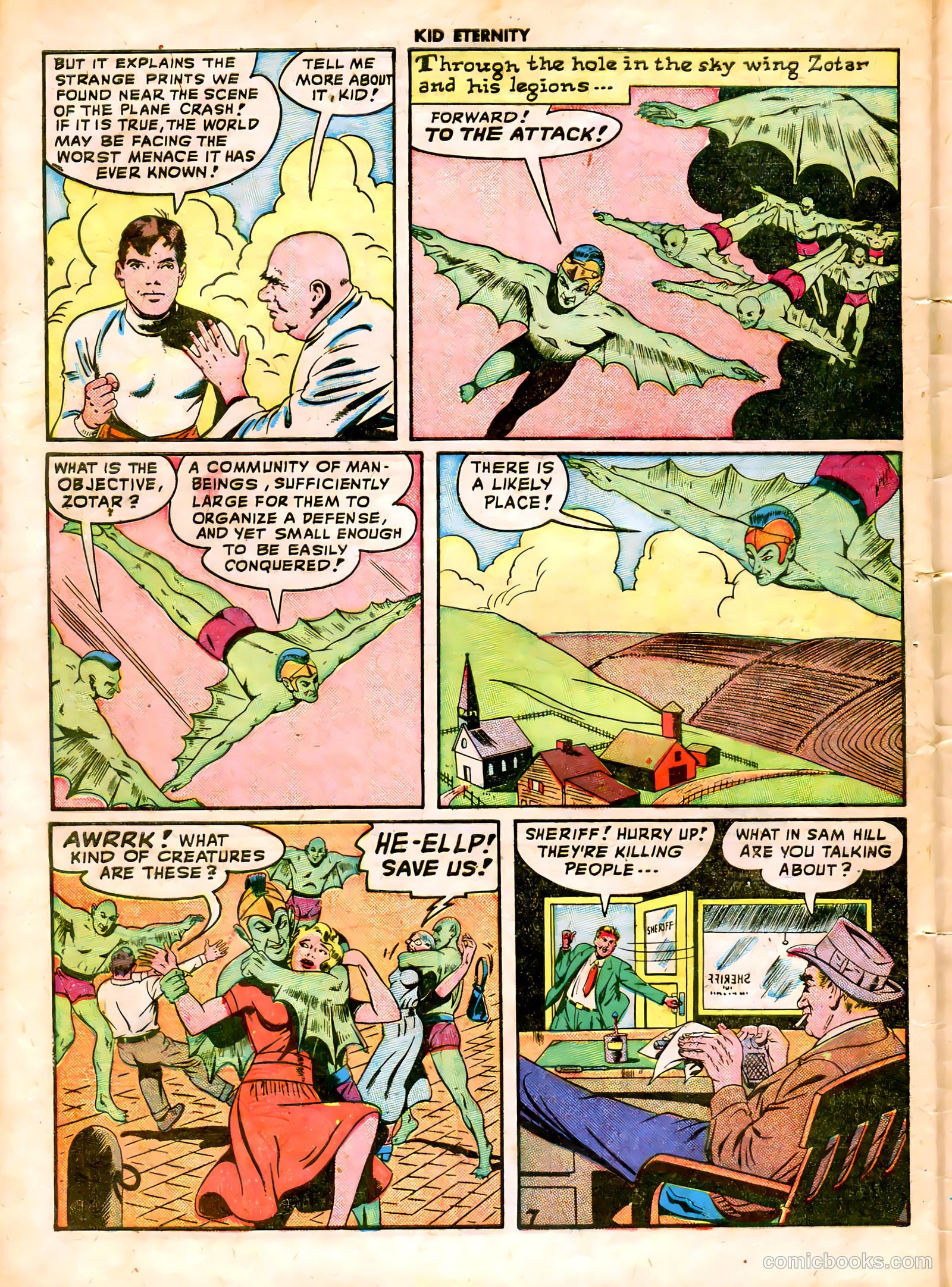Kid Eternity #10 (1948) — page 42 of 52