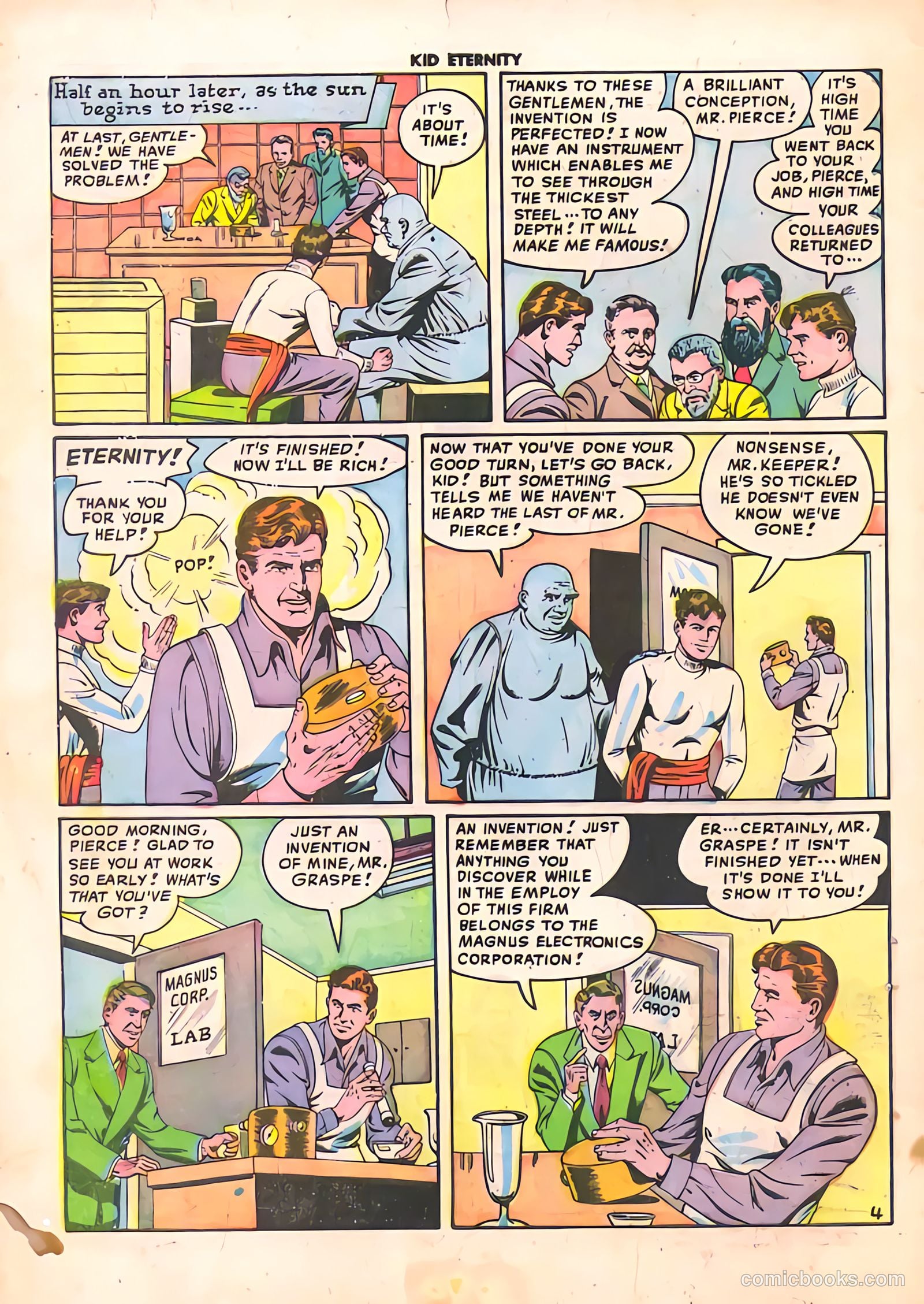 Kid Eternity #11 (1948) — page 6 of 52