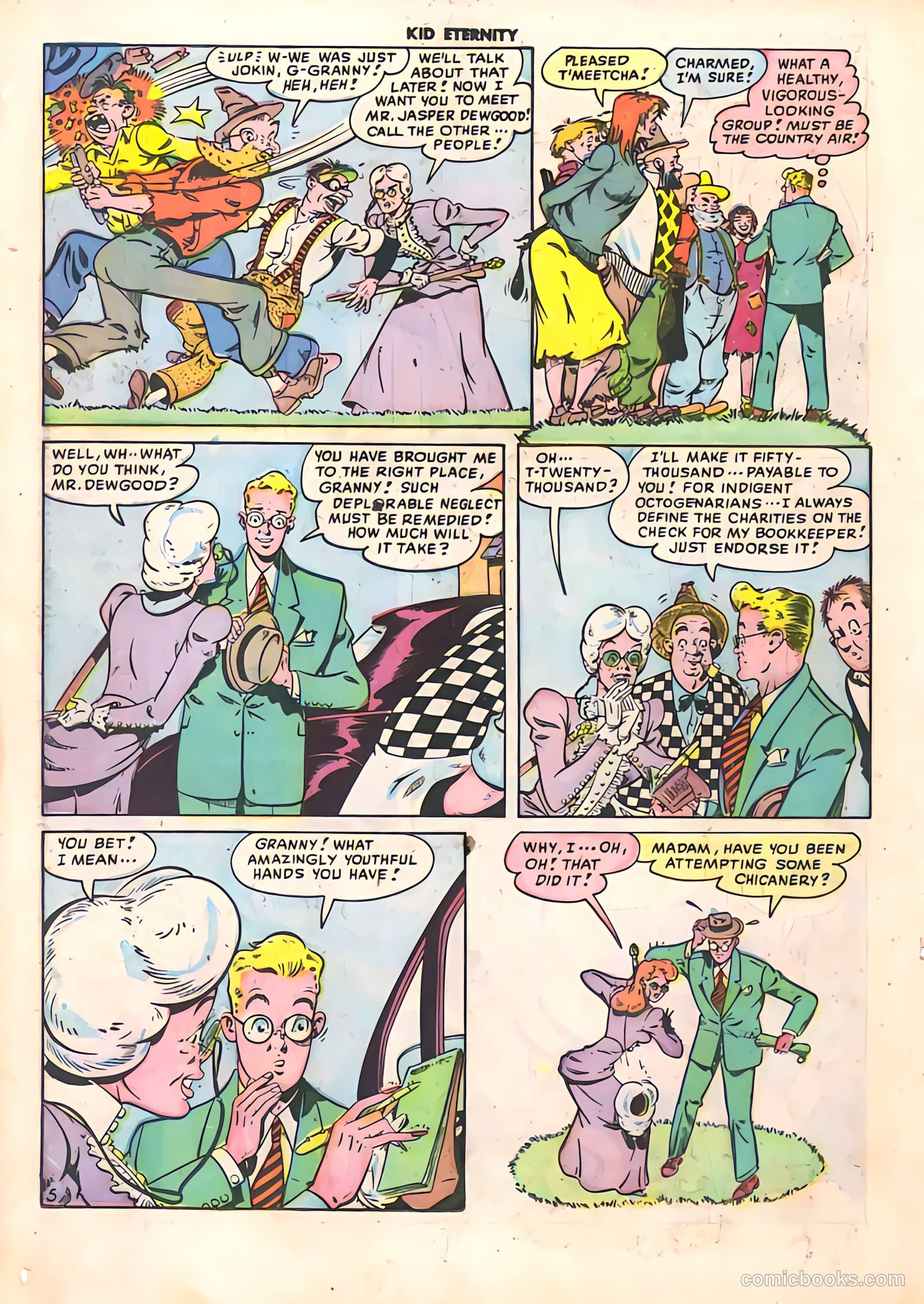 Kid Eternity #11 (1948) — page 30 of 52