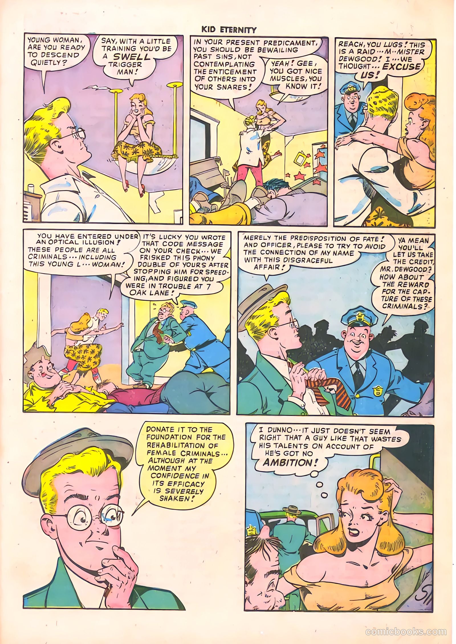 Kid Eternity #11 (1948) — page 33 of 52