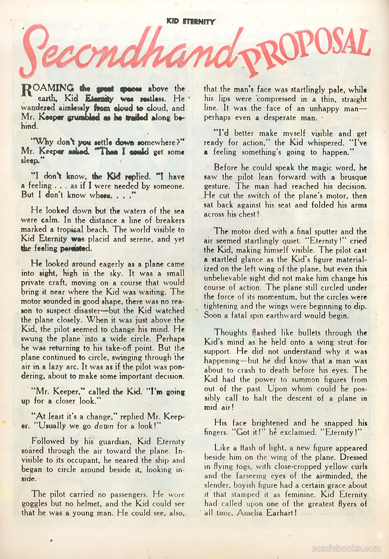 Kid Eternity #12 (1948) — page 34 of 52
