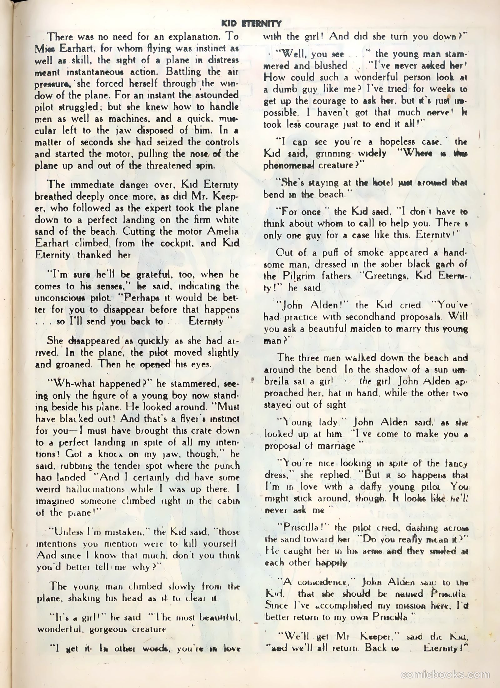 Kid Eternity #12 (1948) — page 35 of 52
