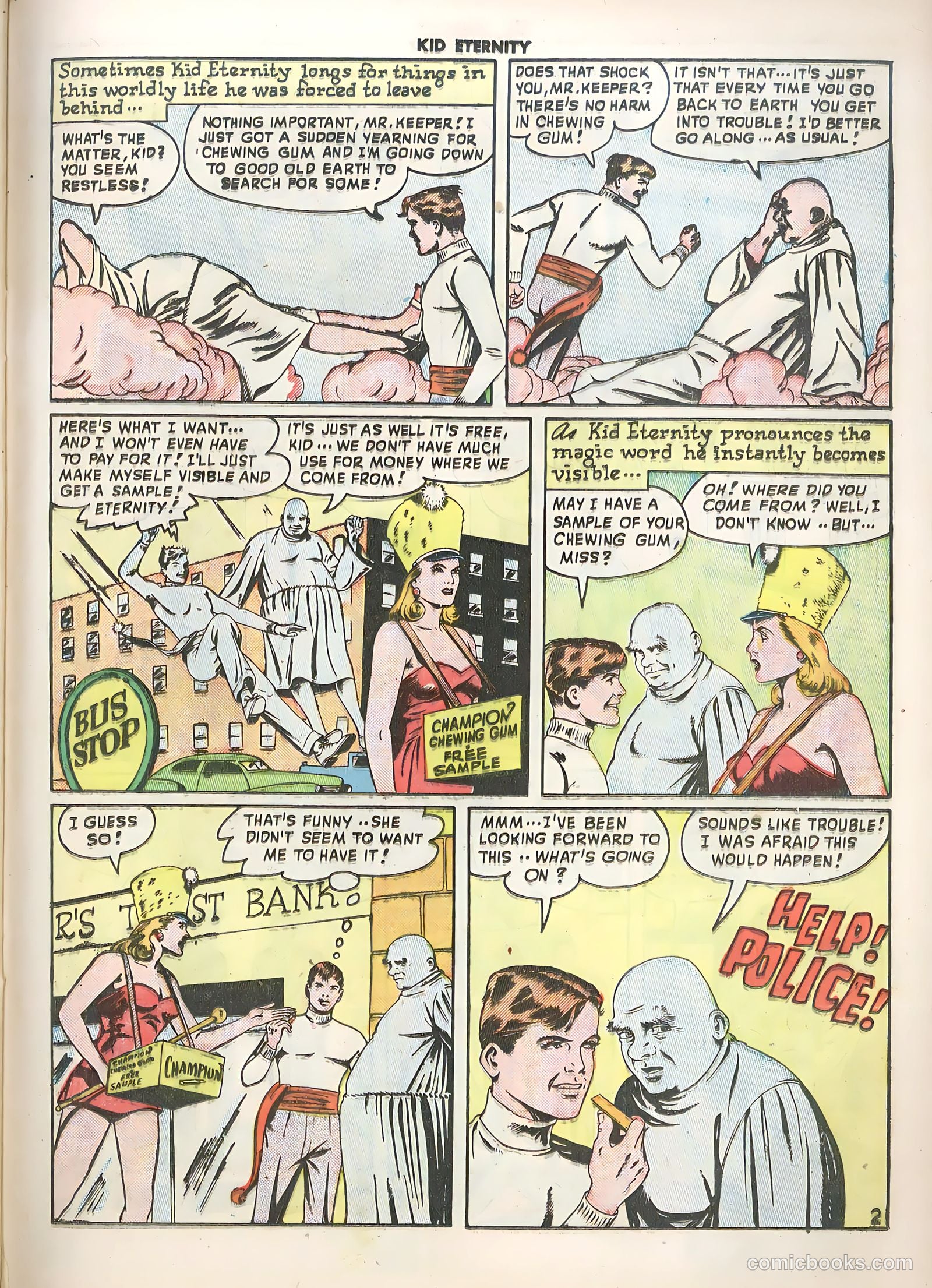 Kid Eternity #12 (1948) — page 37 of 52