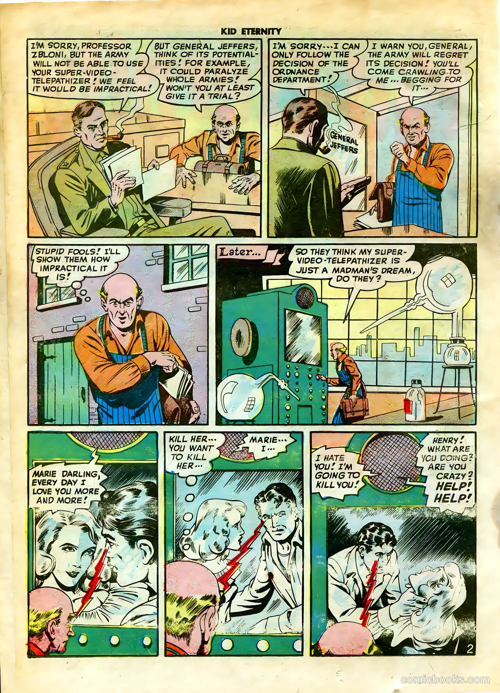 Kid Eternity #13 (1949) — page 16 of 52