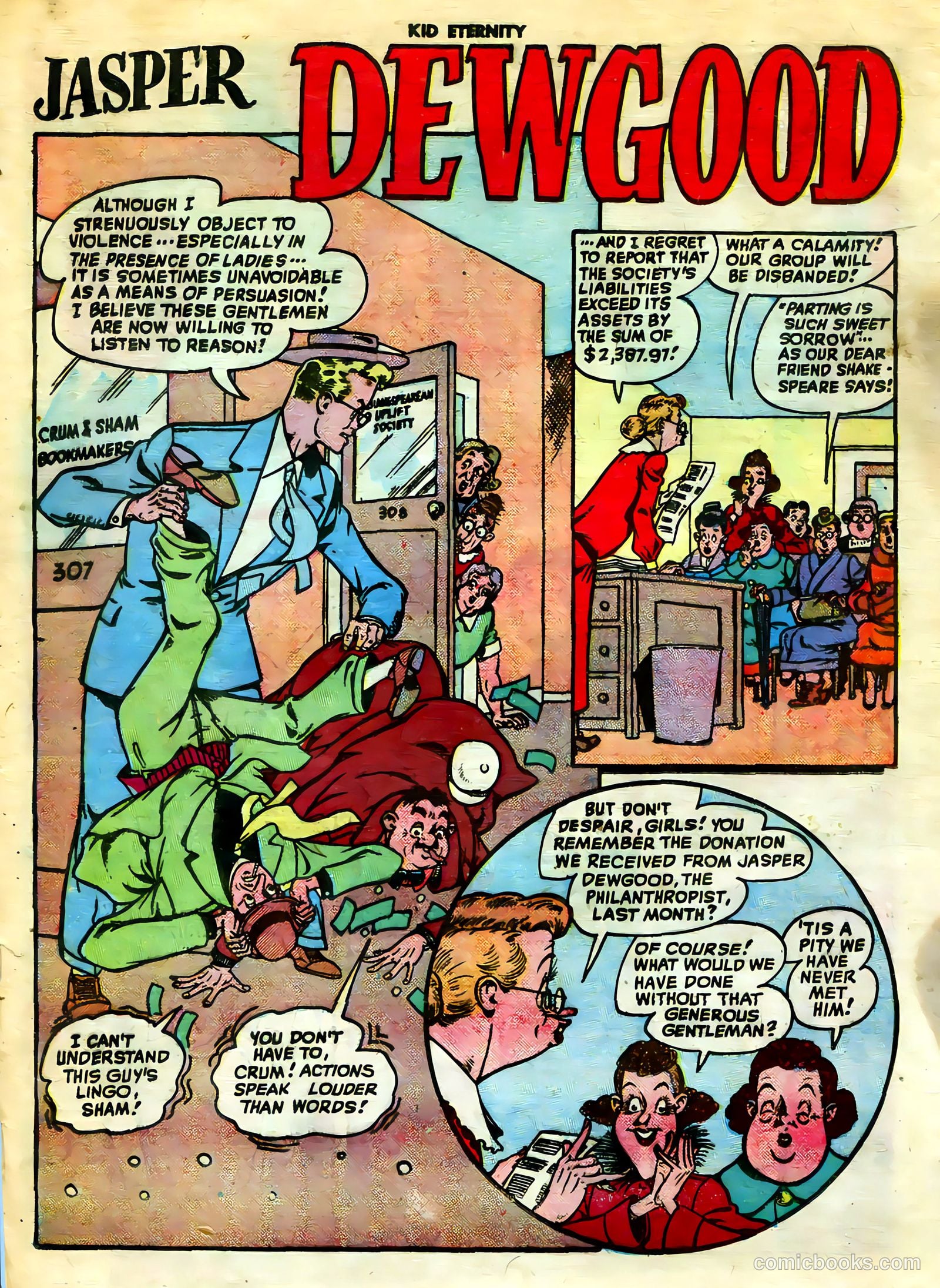 Kid Eternity #13 (1949) — page 26 of 52