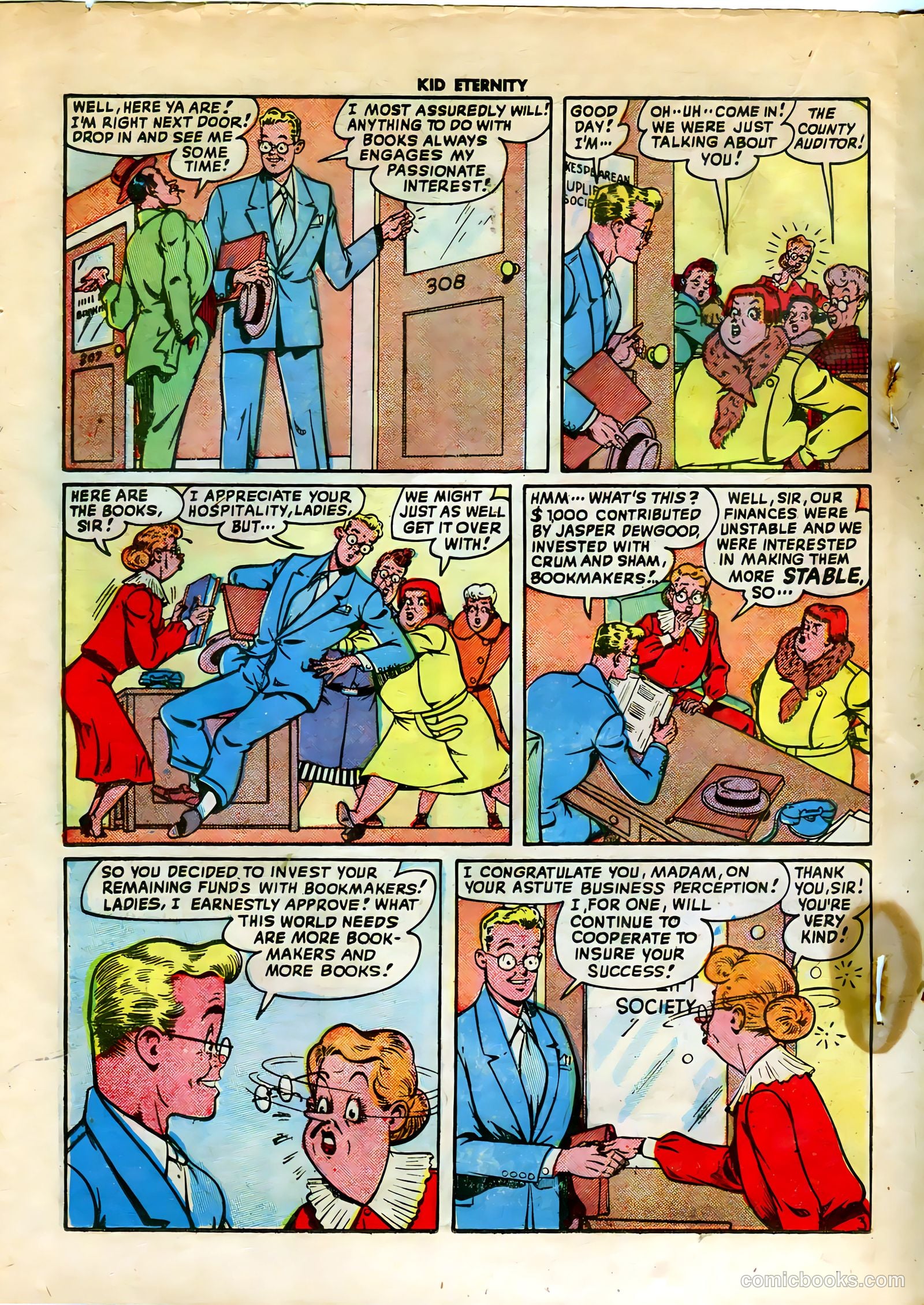 Kid Eternity #13 (1949) — page 28 of 52