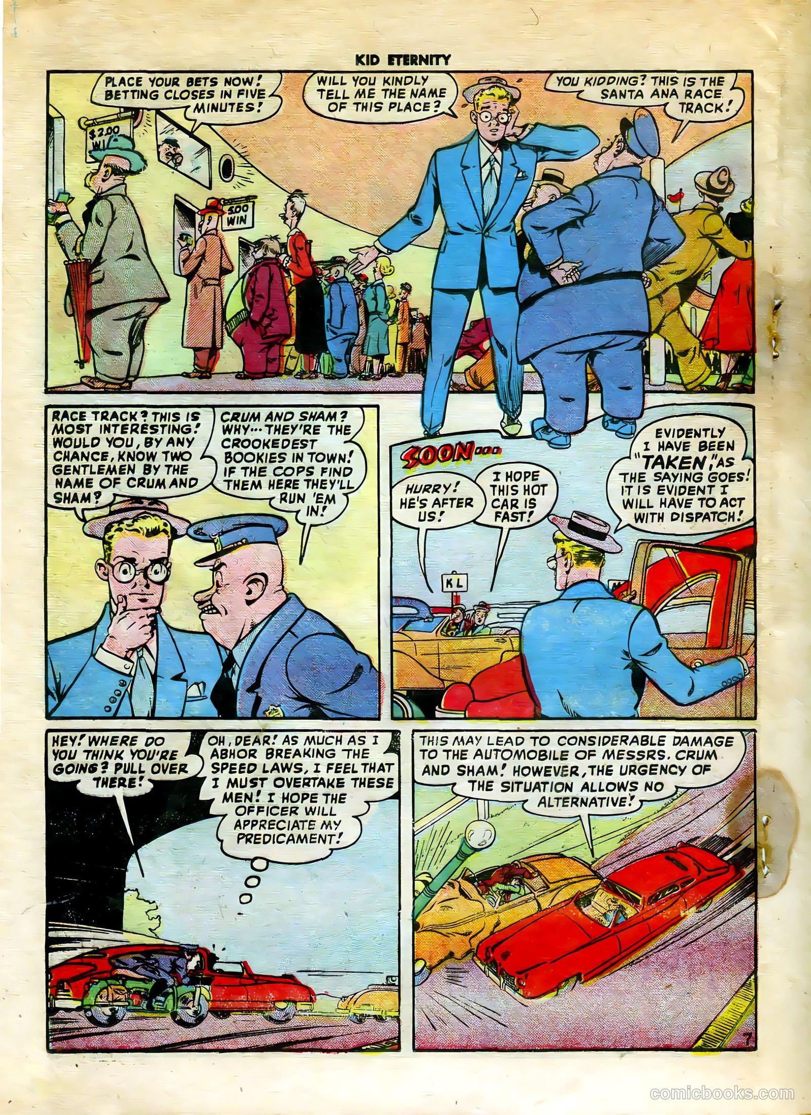 Kid Eternity #13 (1949) — page 32 of 52