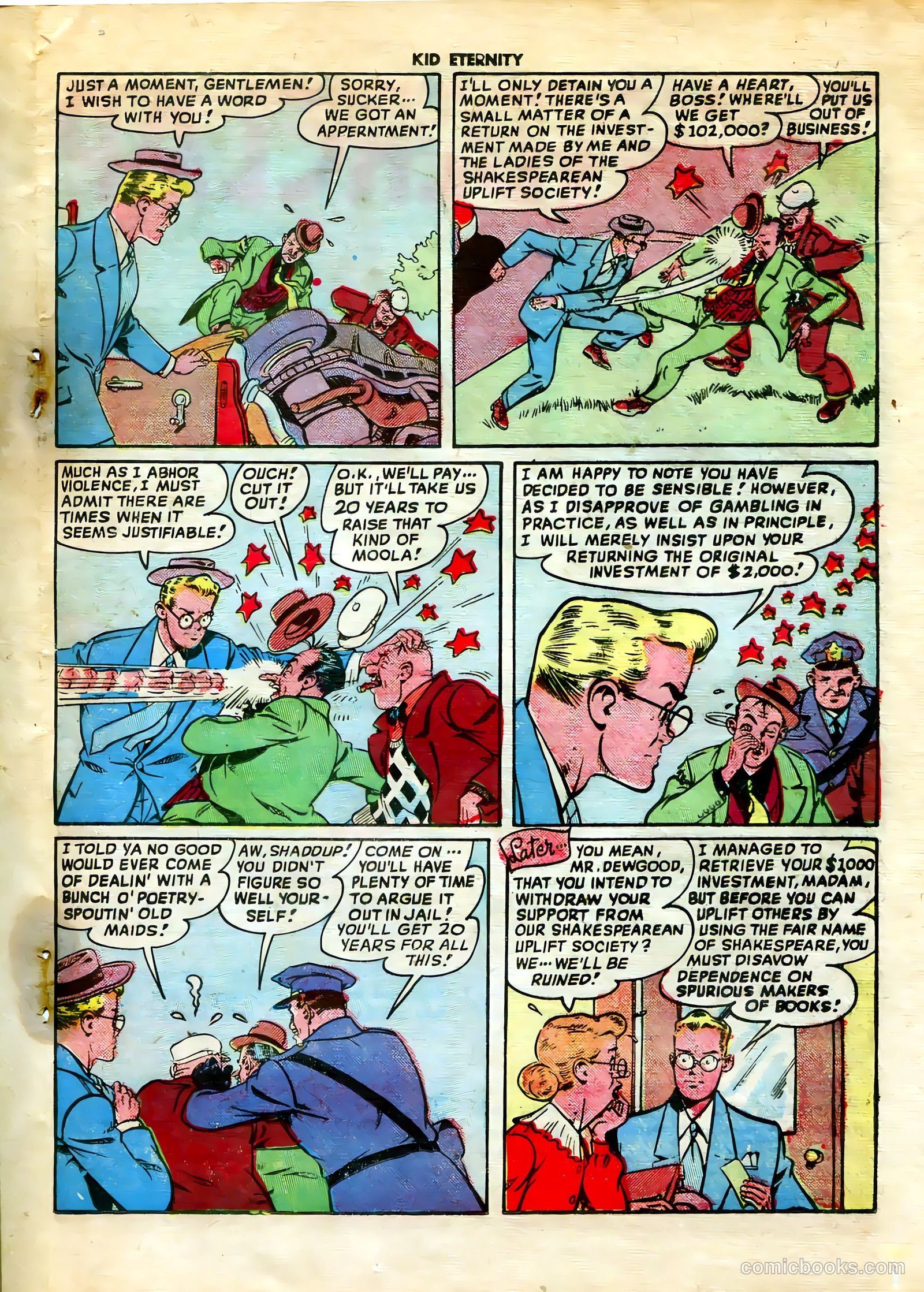 Kid Eternity #13 (1949) — page 33 of 52