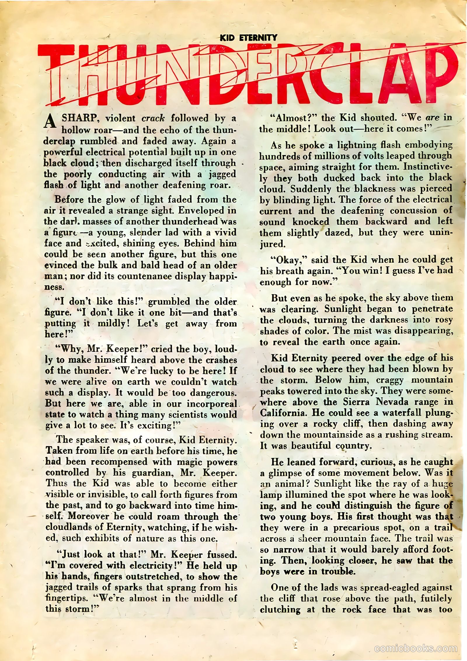 Kid Eternity #13 (1949) — page 34 of 52