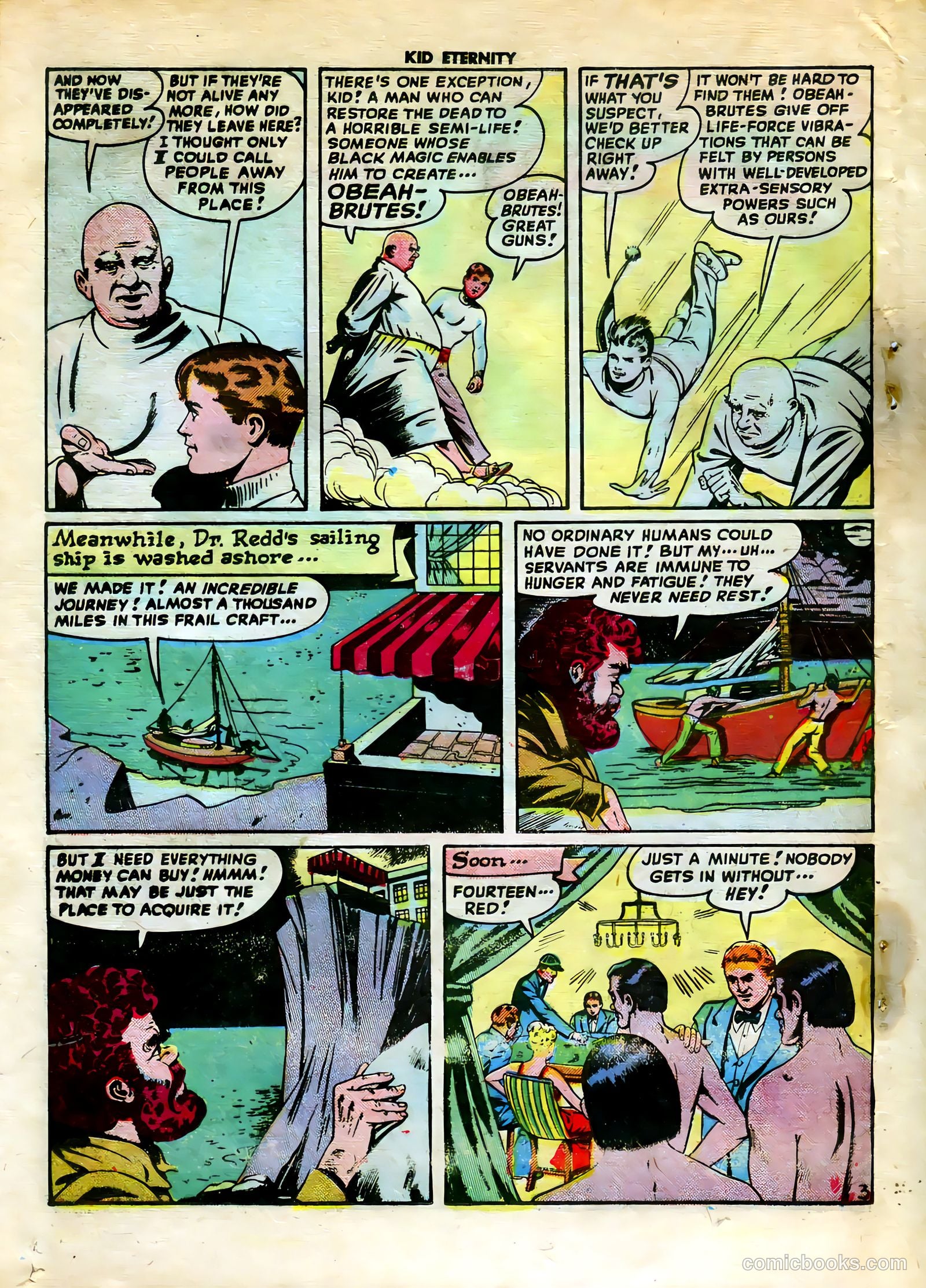 Kid Eternity #13 (1949) — page 38 of 52