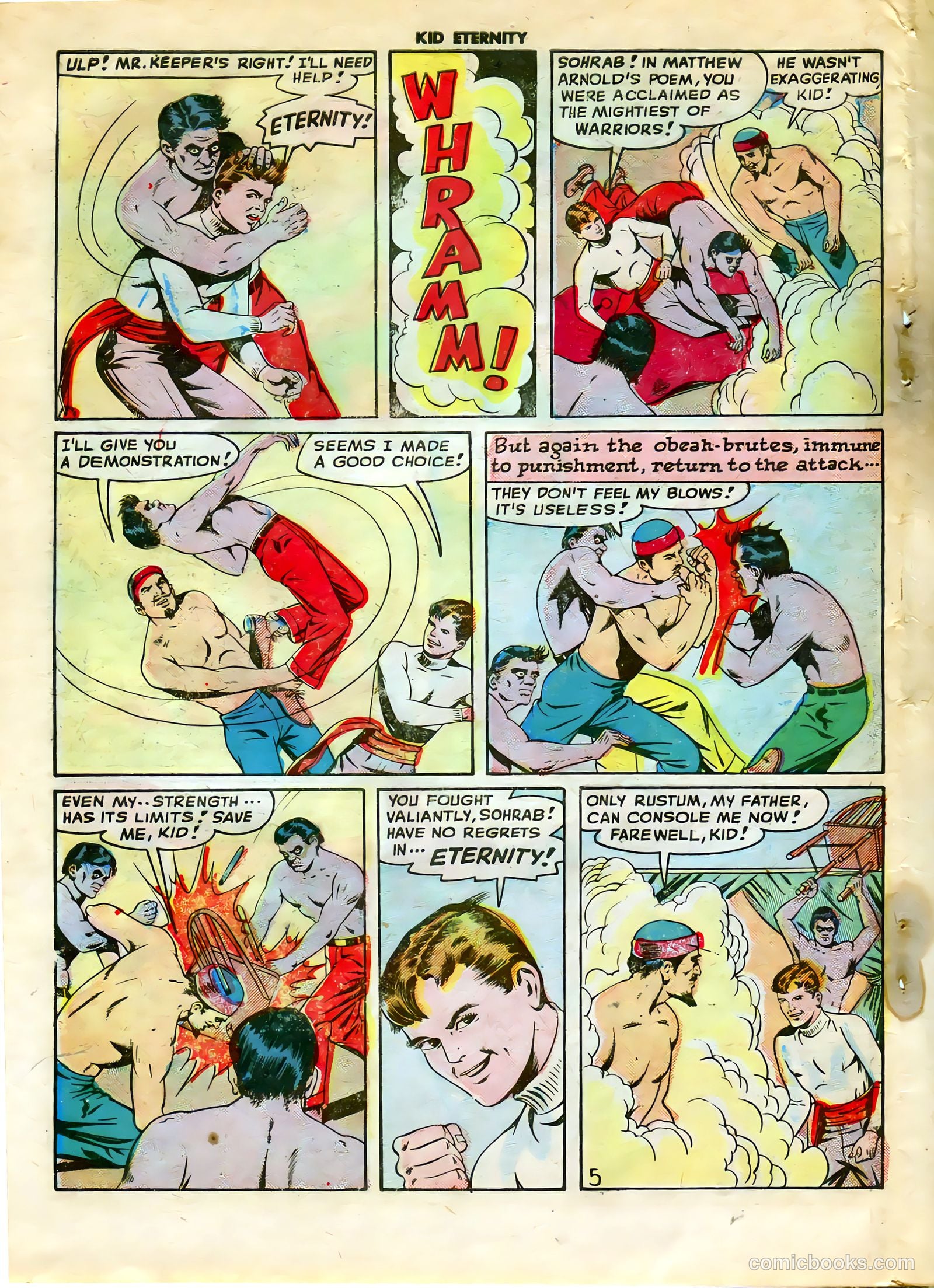 Kid Eternity #13 (1949) — page 40 of 52
