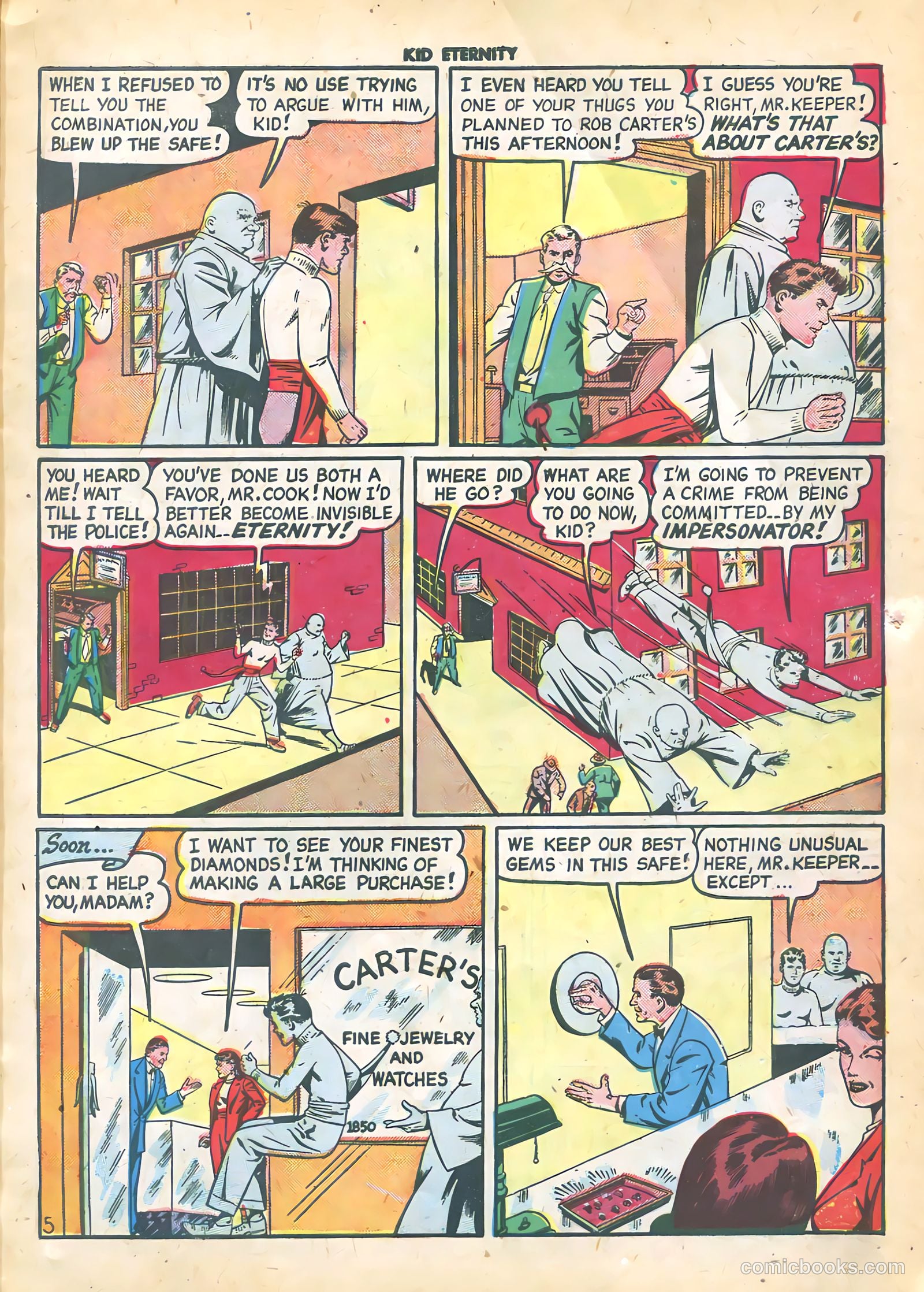 Kid Eternity #14 (1949) — page 7 of 52