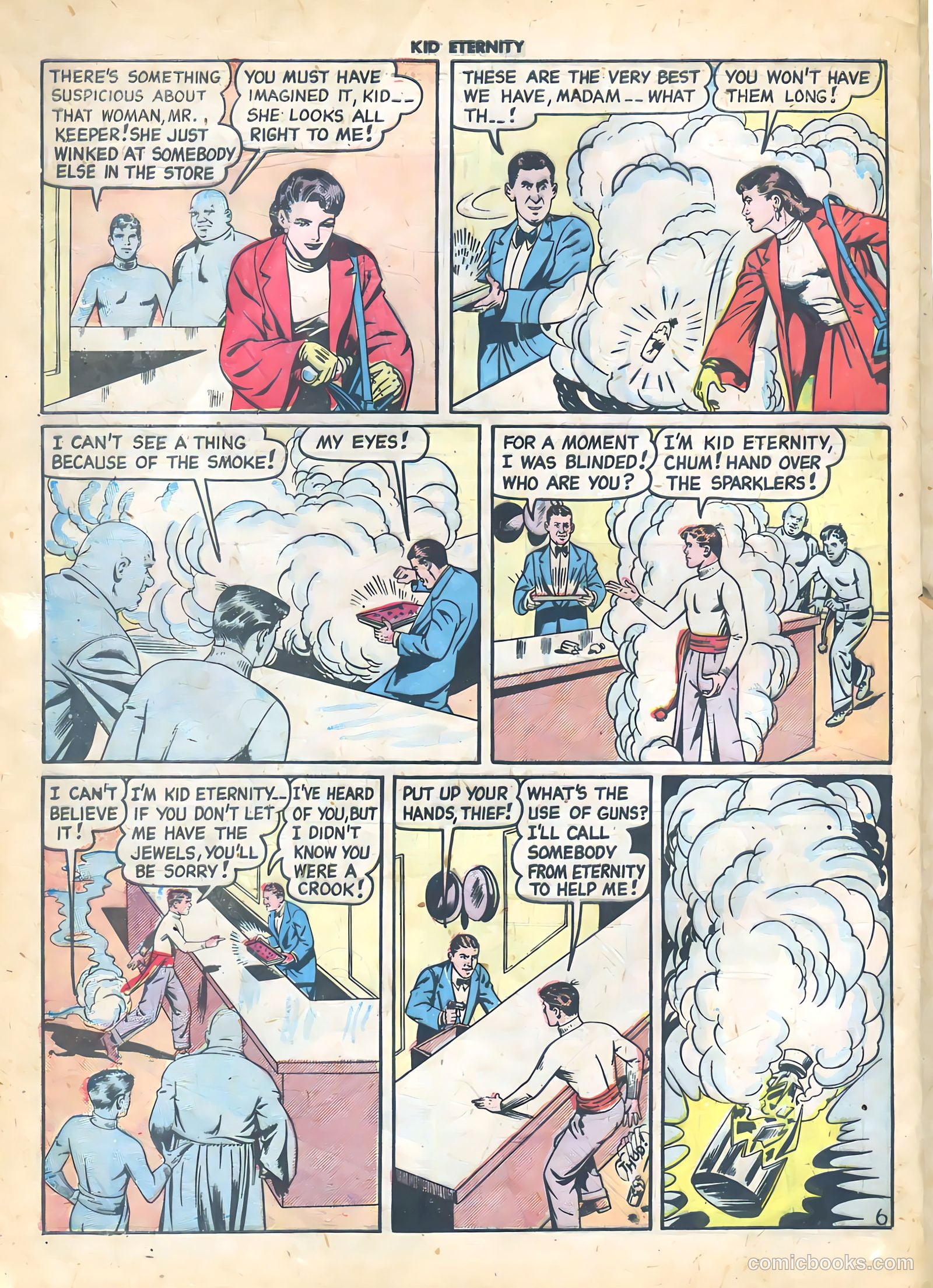 Kid Eternity #14 (1949) — page 8 of 52