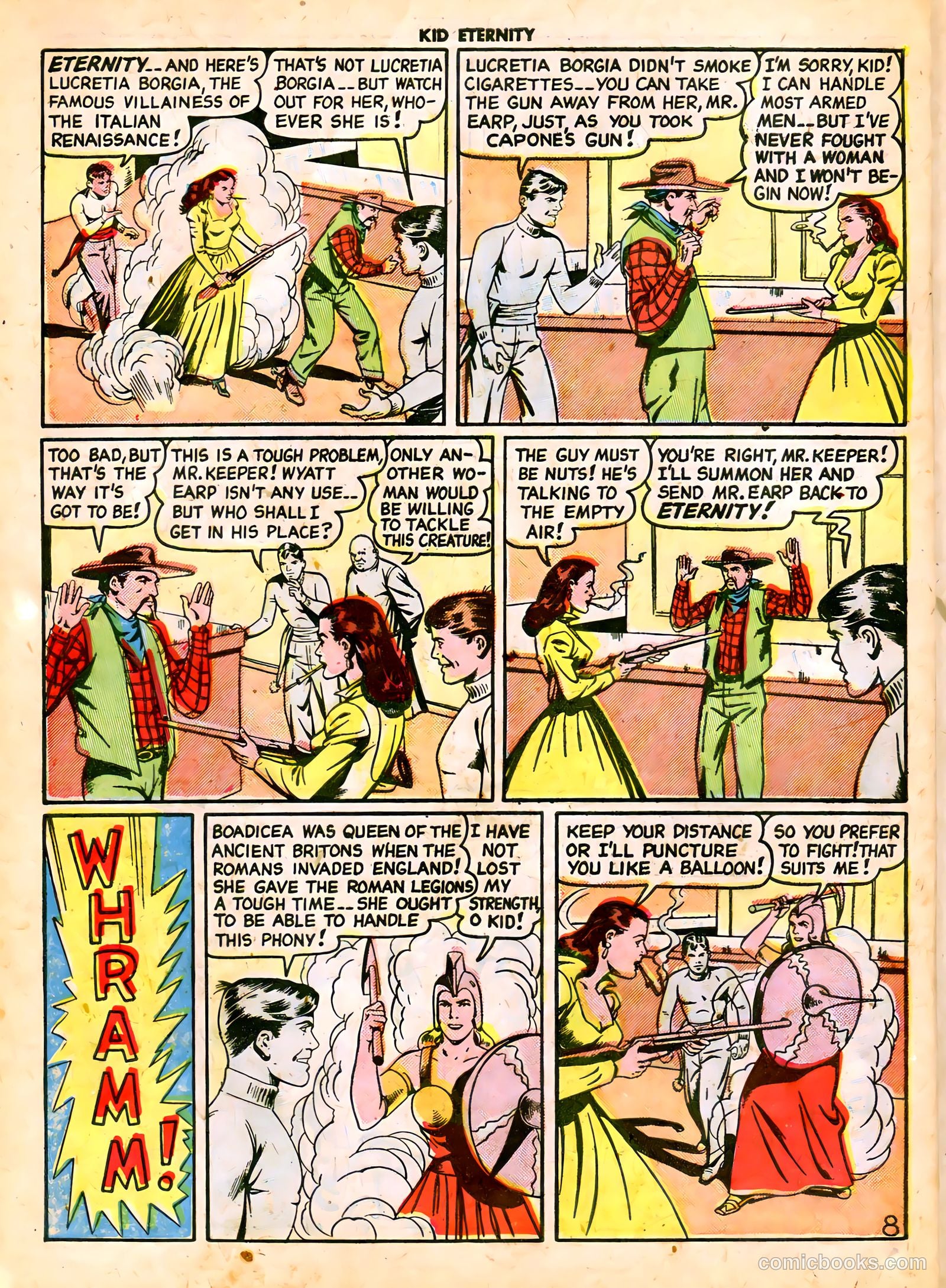 Kid Eternity #14 (1949) — page 10 of 52