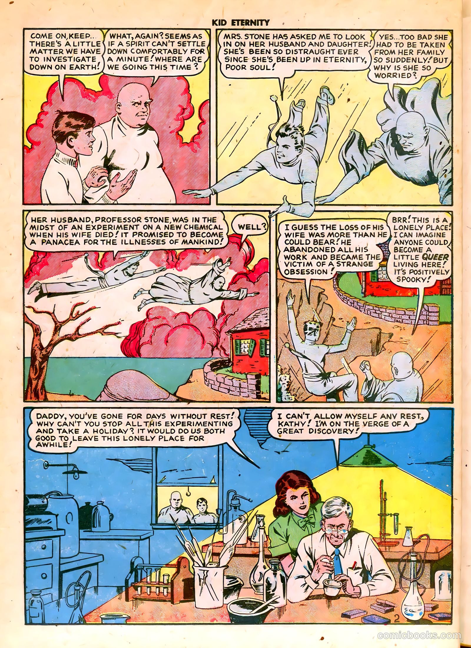 Kid Eternity #14 (1949) — page 16 of 52