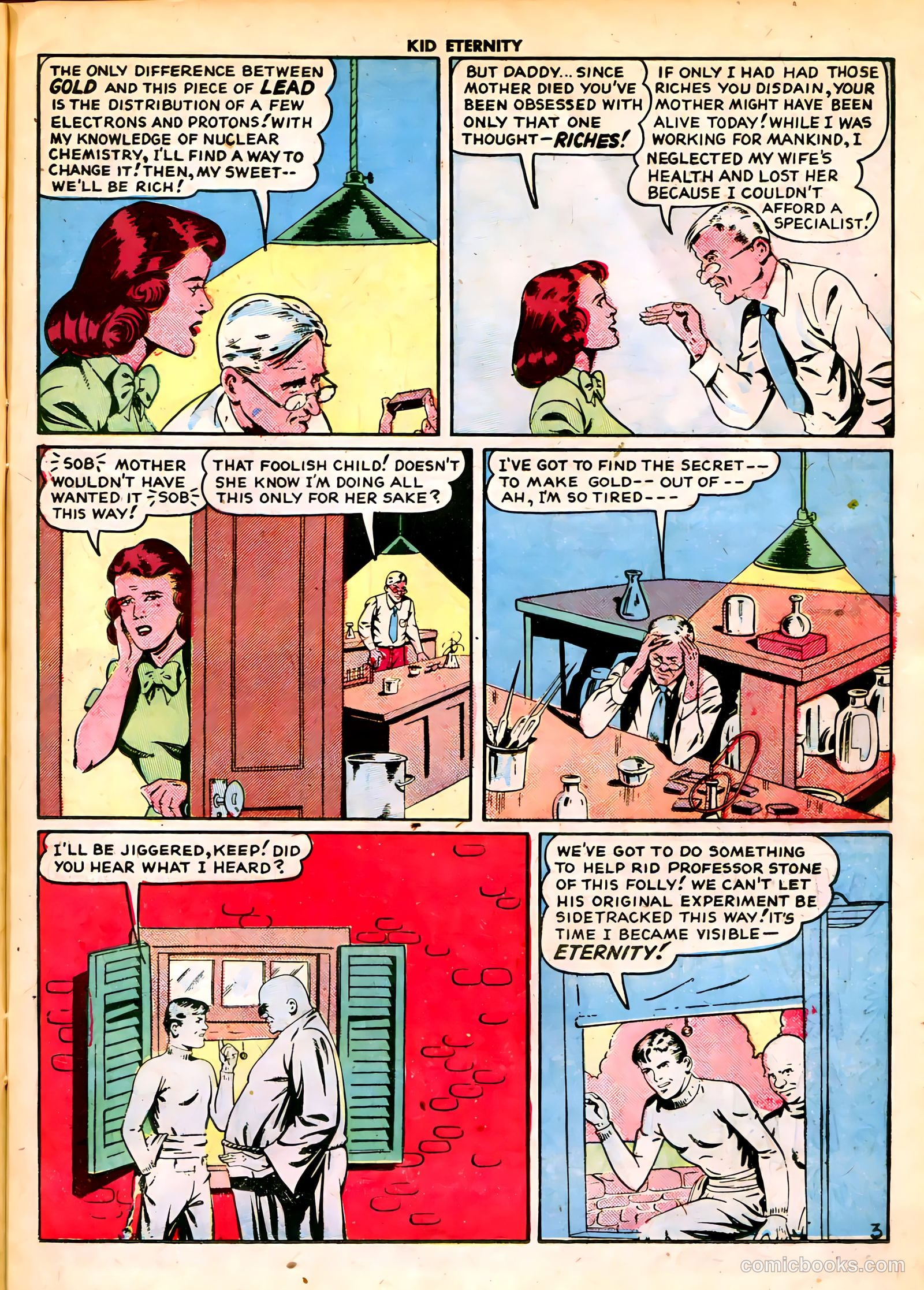 Kid Eternity #14 (1949) — page 17 of 52