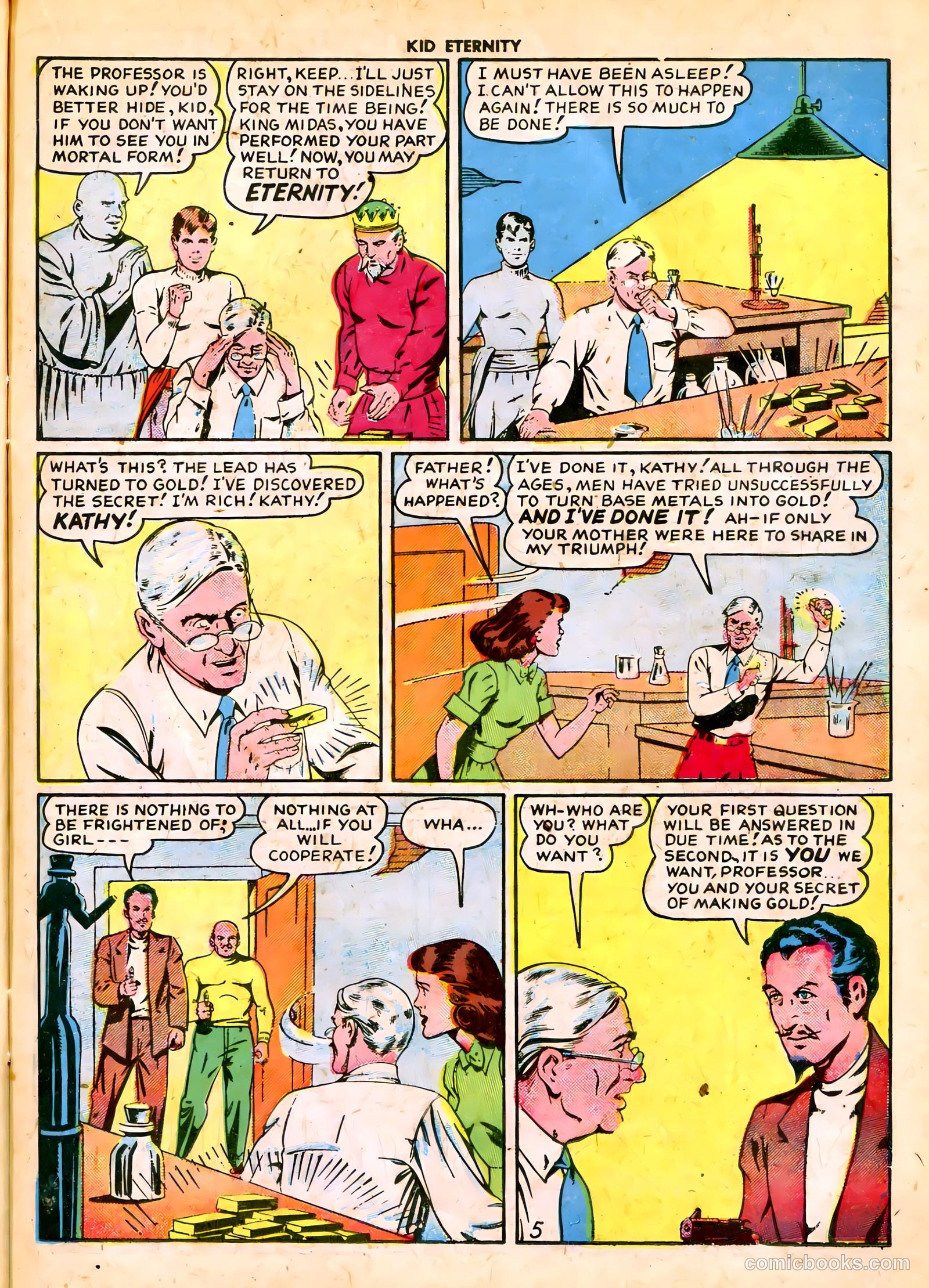 Kid Eternity #14 (1949) — page 19 of 52