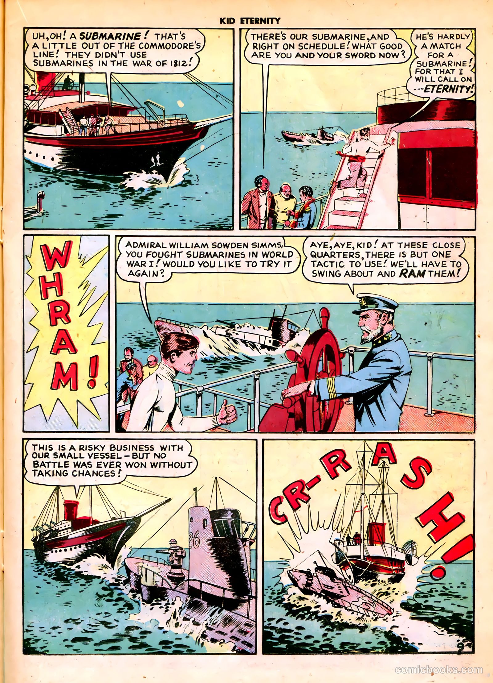 Kid Eternity #14 (1949) — page 23 of 52