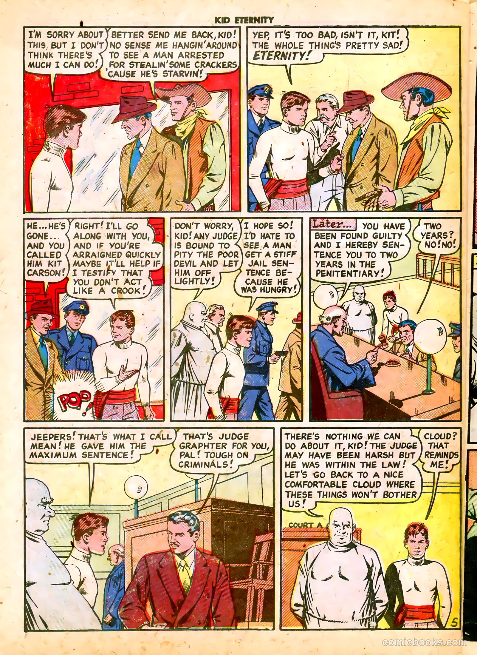 Kid Eternity #14 (1949) — page 40 of 52