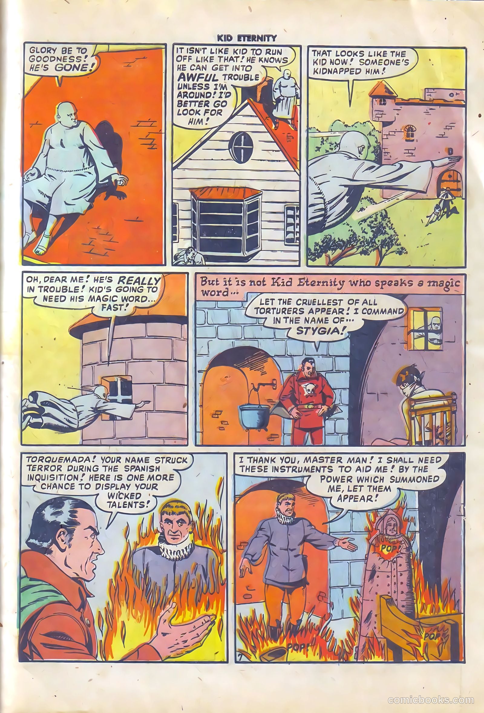 Kid Eternity #15 (1949) — page 10 of 37