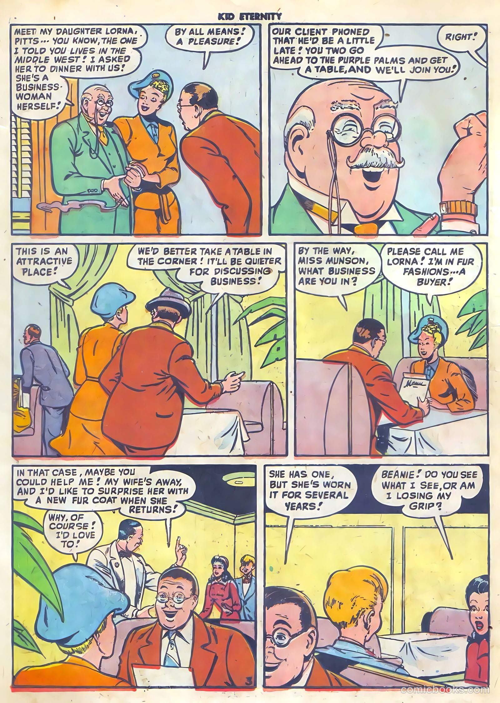 Kid Eternity #15 (1949) — page 17 of 37