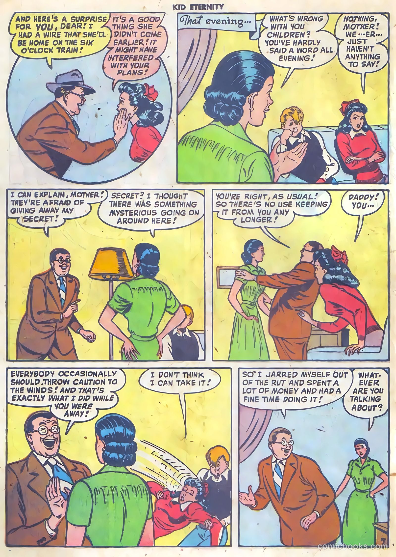 Kid Eternity #15 (1949) — page 21 of 37