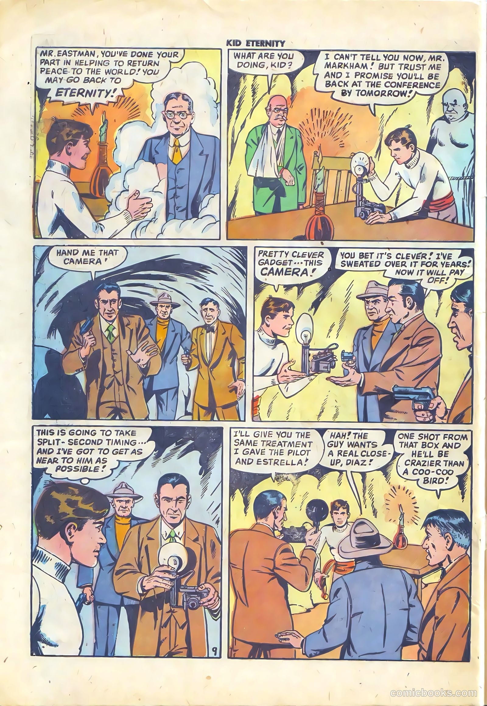 Kid Eternity #15 (1949) — page 33 of 37