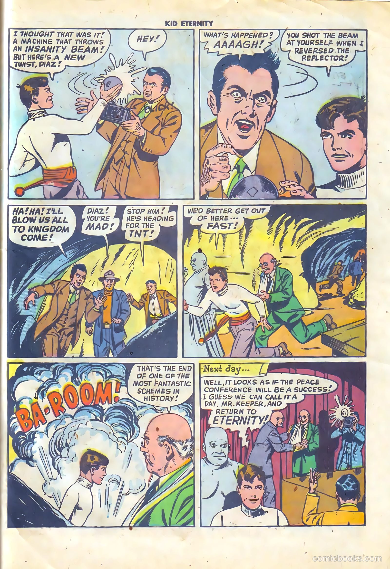 Kid Eternity #15 (1949) — page 34 of 37