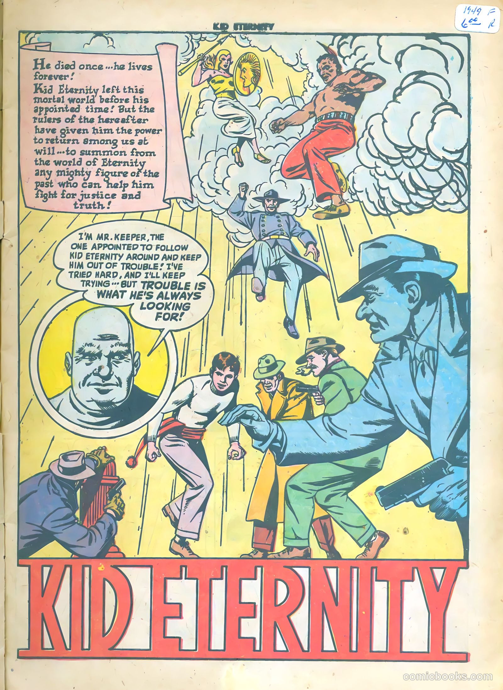 Kid Eternity #16 (1949) — page 3 of 36