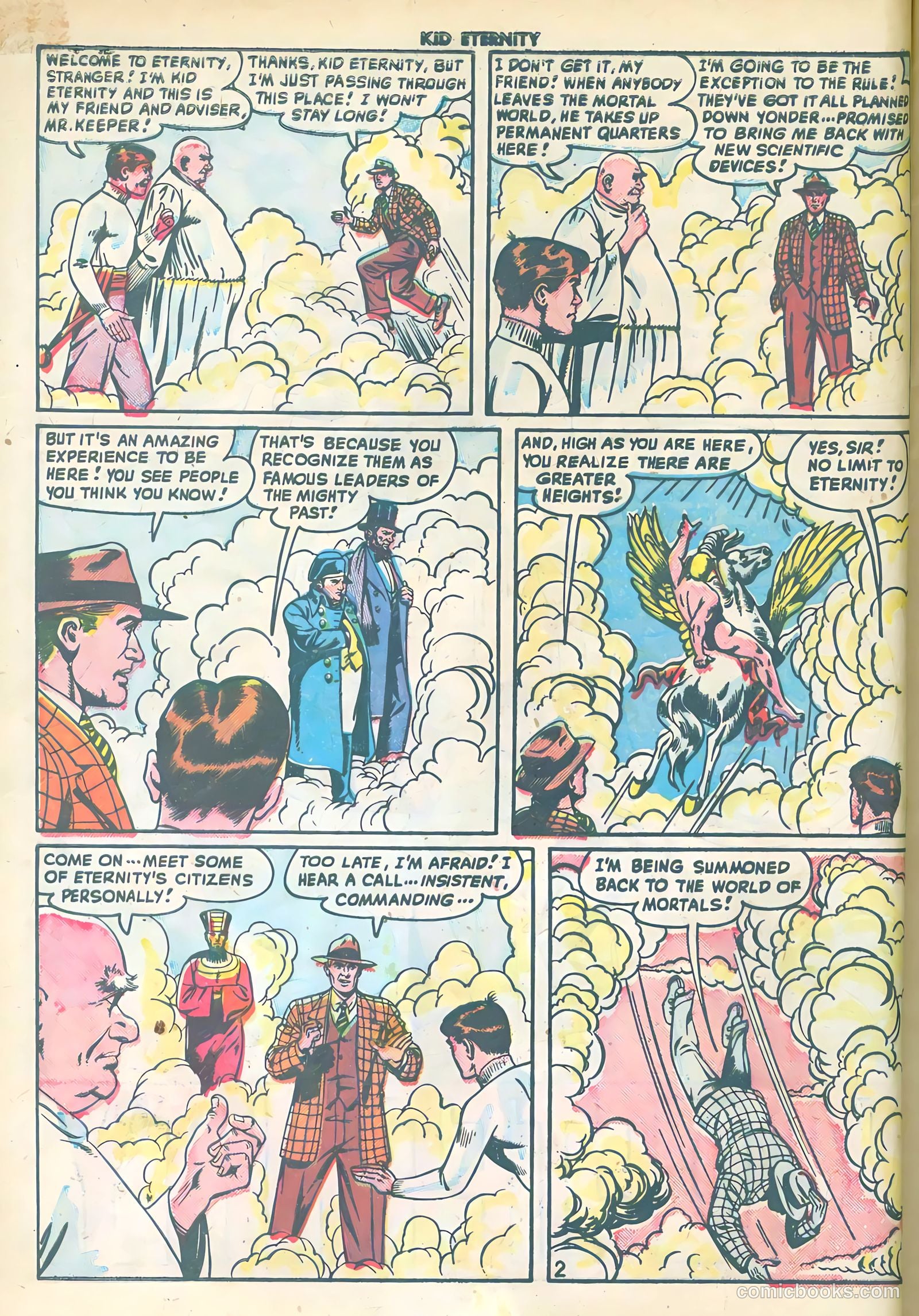 Kid Eternity #16 (1949) — page 4 of 36