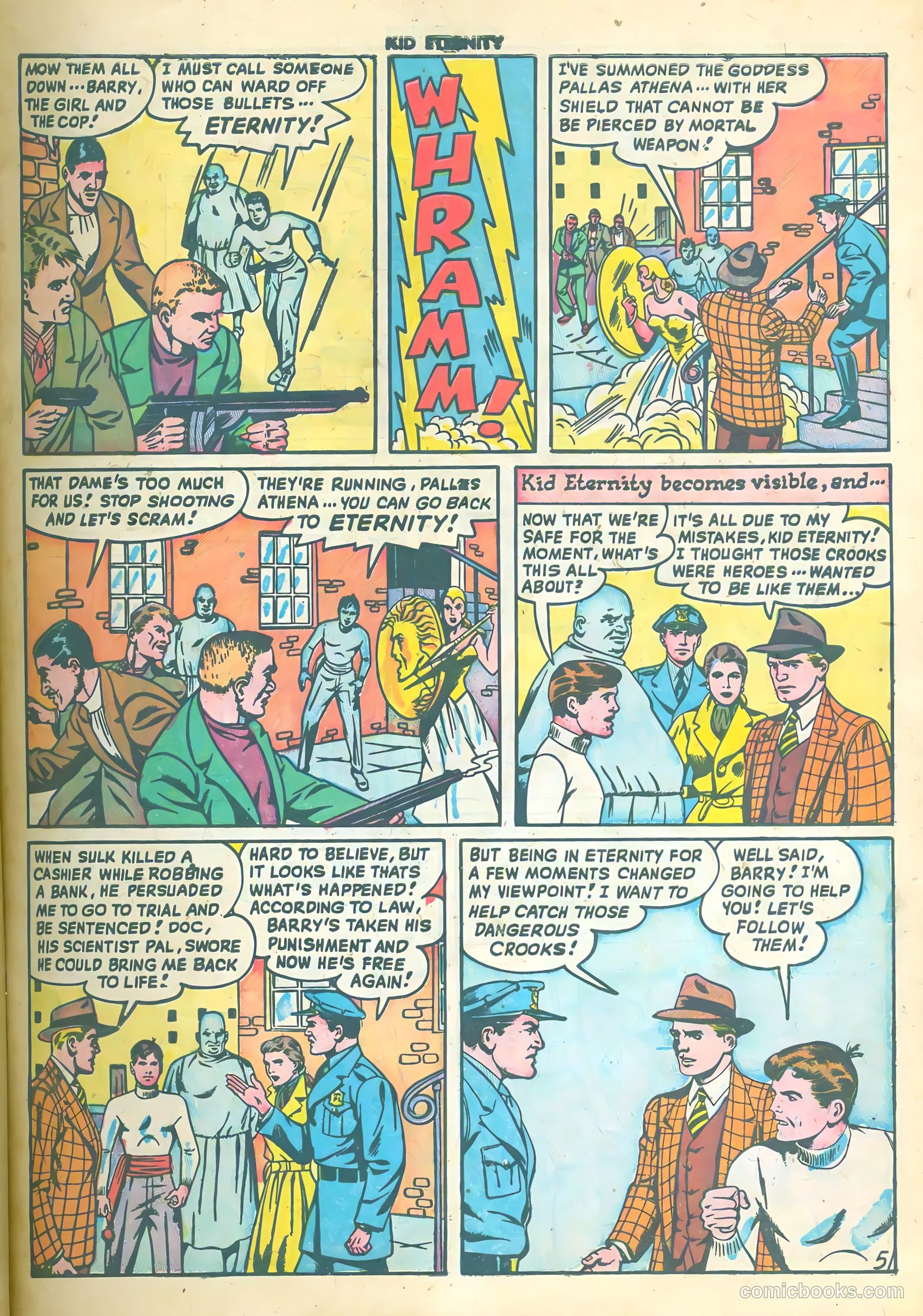 Kid Eternity #16 (1949) — page 7 of 36