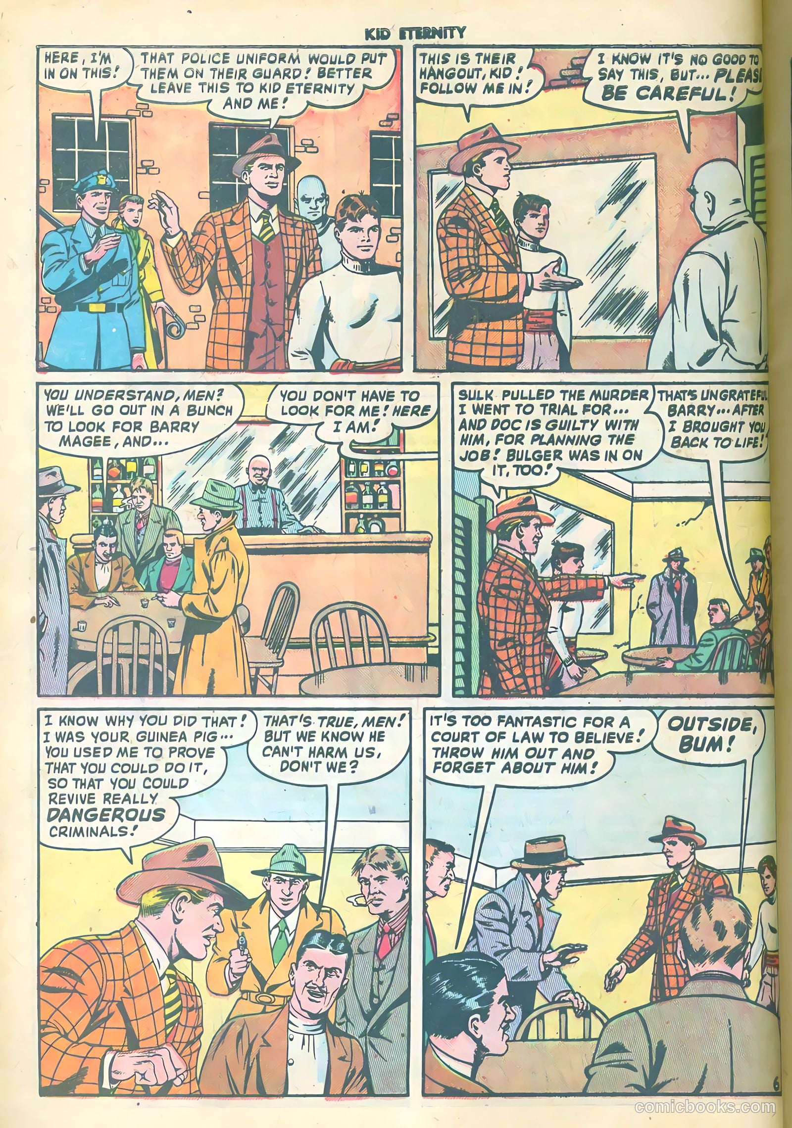 Kid Eternity #16 (1949) — page 8 of 36