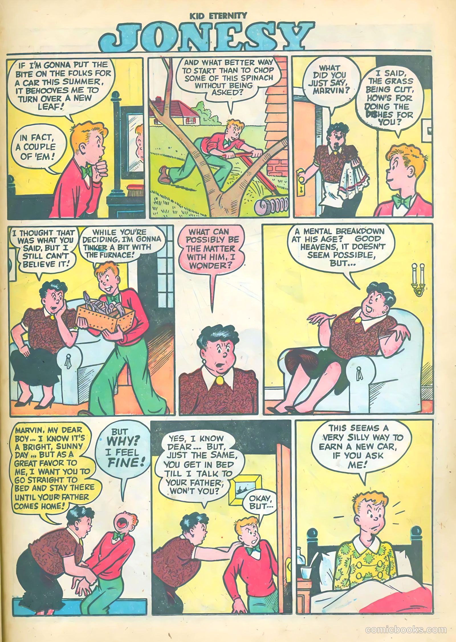 Kid Eternity #16 (1949) — page 23 of 36