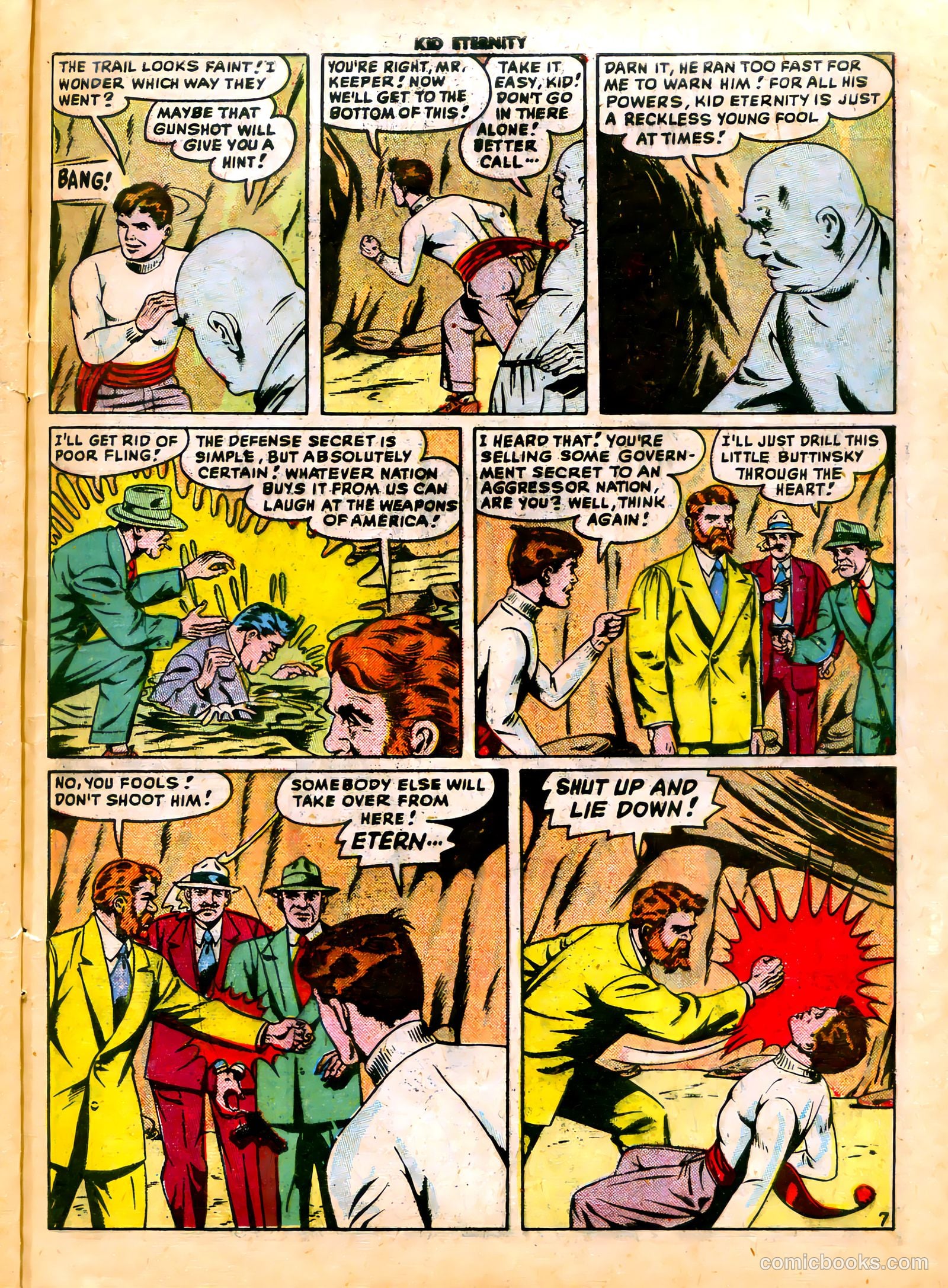 Kid Eternity #17 (1949) — page 9 of 36