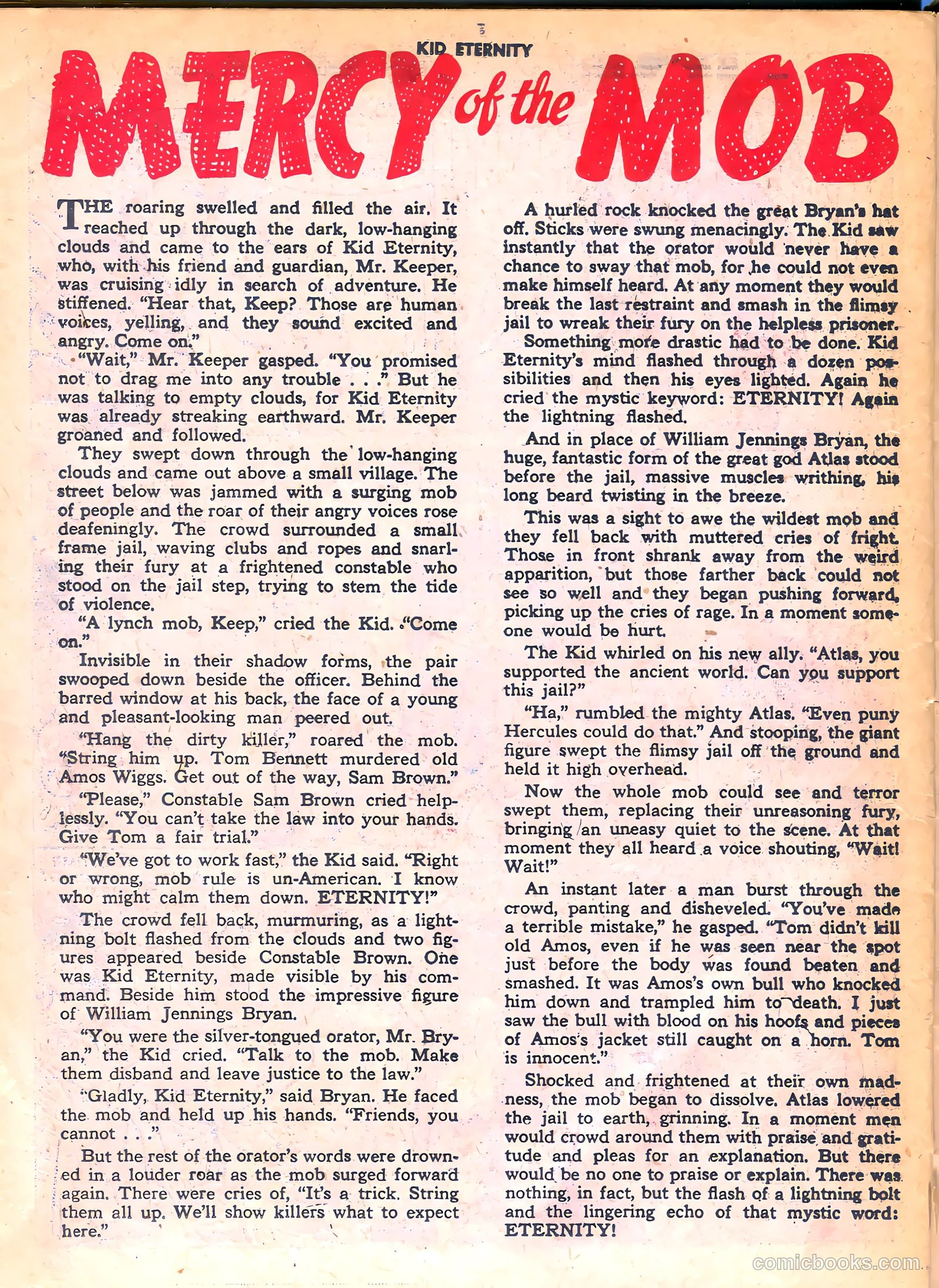 Kid Eternity #17 (1949) — page 22 of 36