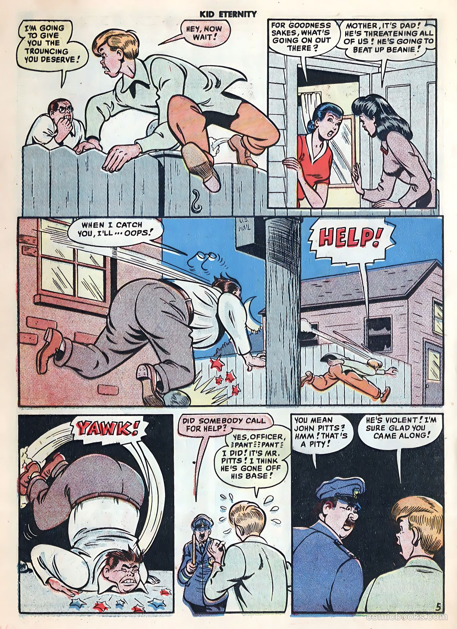 Kid Eternity #18 (1949) — page 21 of 37