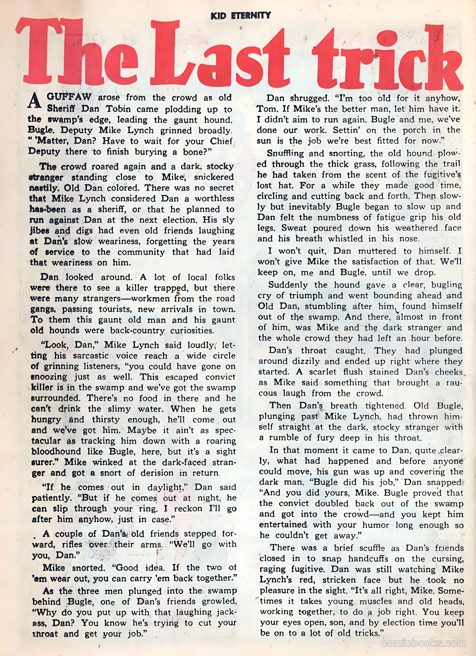 Kid Eternity #18 (1949) — page 23 of 37
