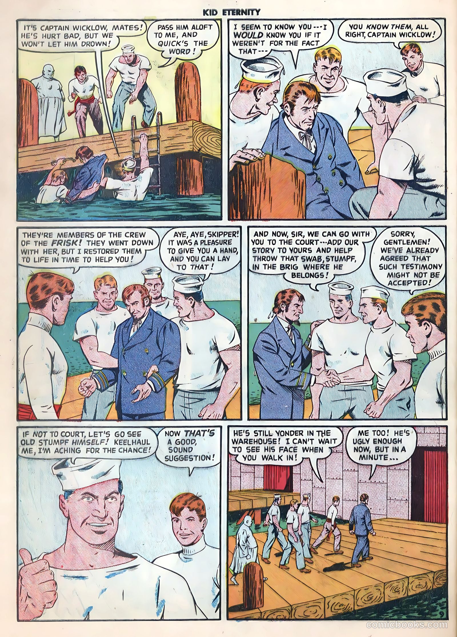 Kid Eternity #18 (1949) — page 33 of 37