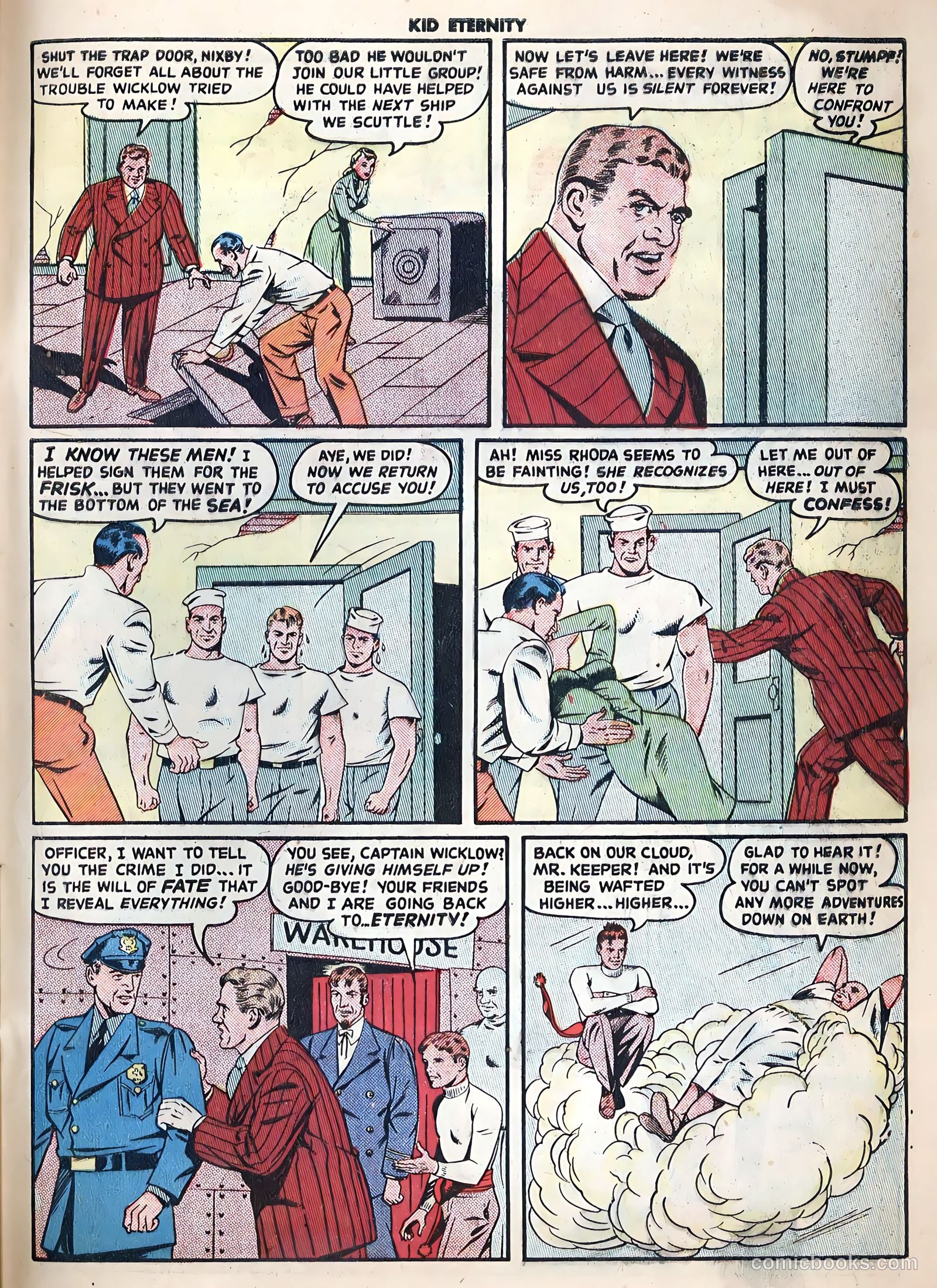 Kid Eternity #18 (1949) — page 34 of 37