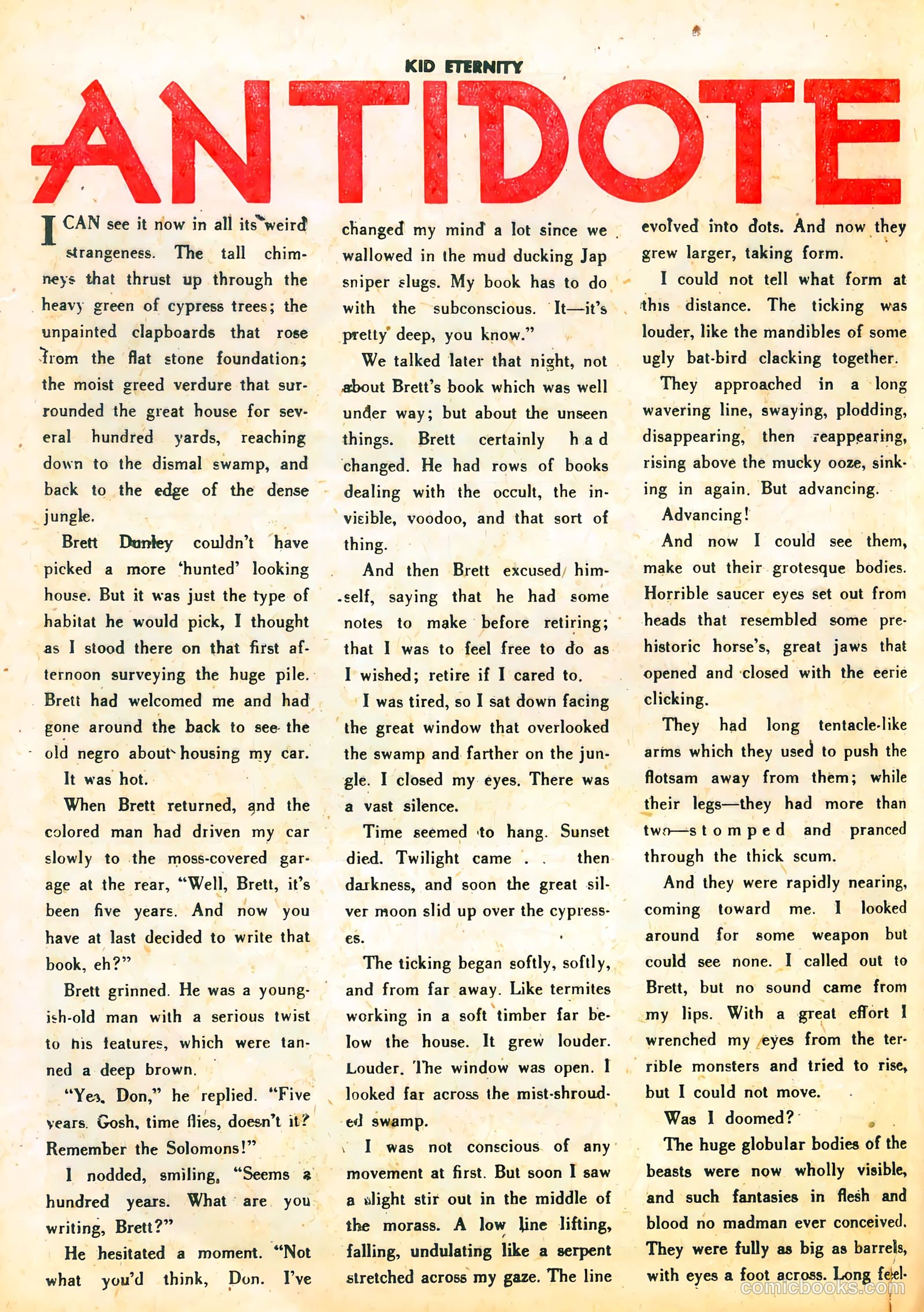Kid Eternity #2 (1946) — page 34 of 52
