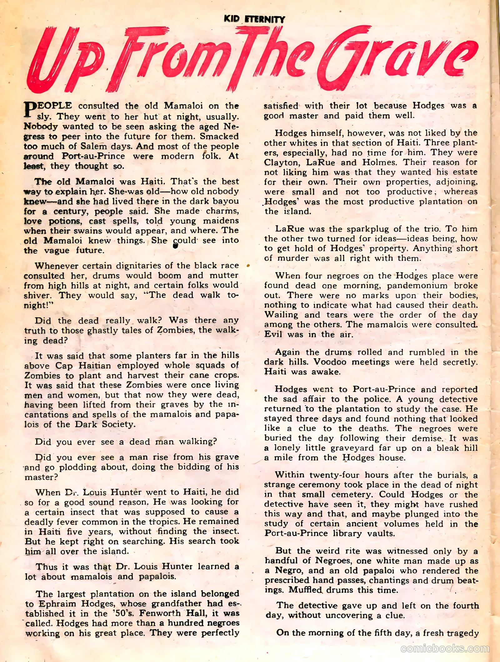 Kid Eternity #3 (1946) — page 34 of 52