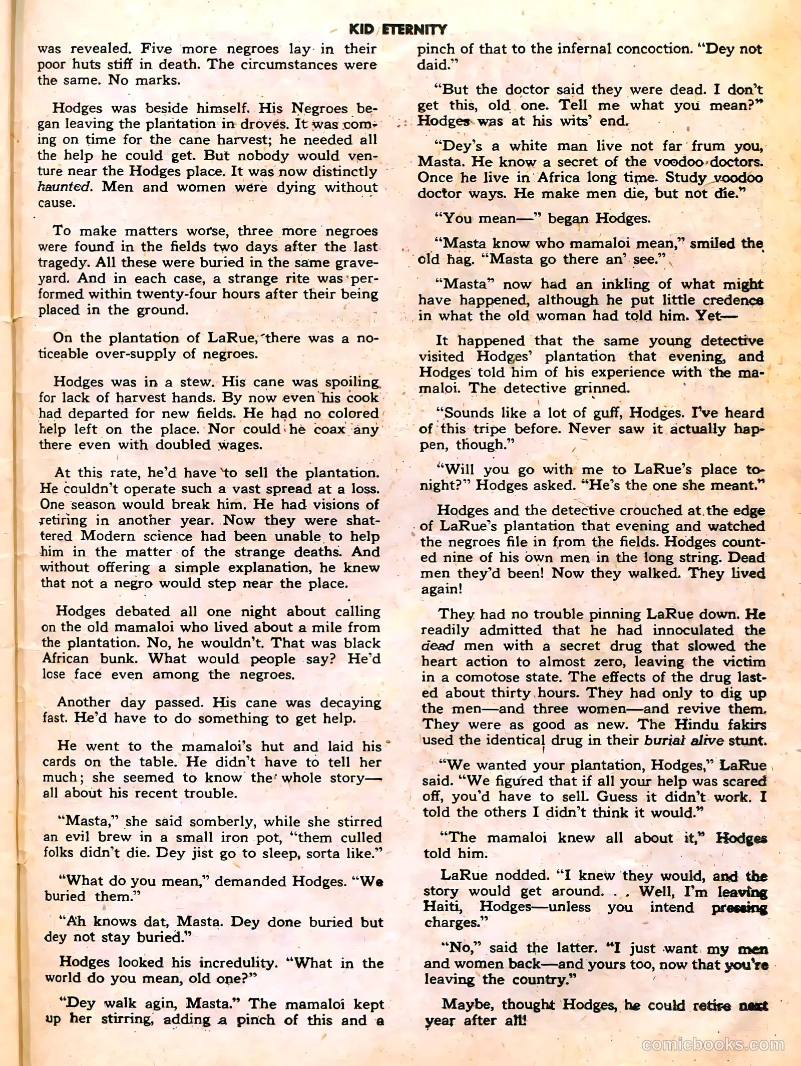 Kid Eternity #3 (1946) — page 35 of 52