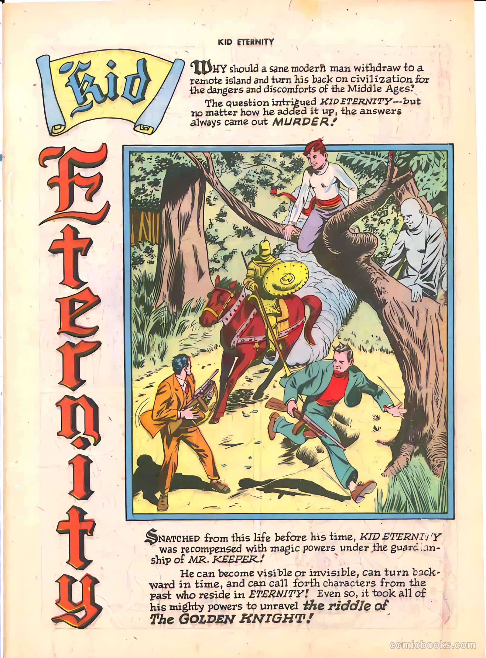 Kid Eternity #4 (1947) — page 3 of 52