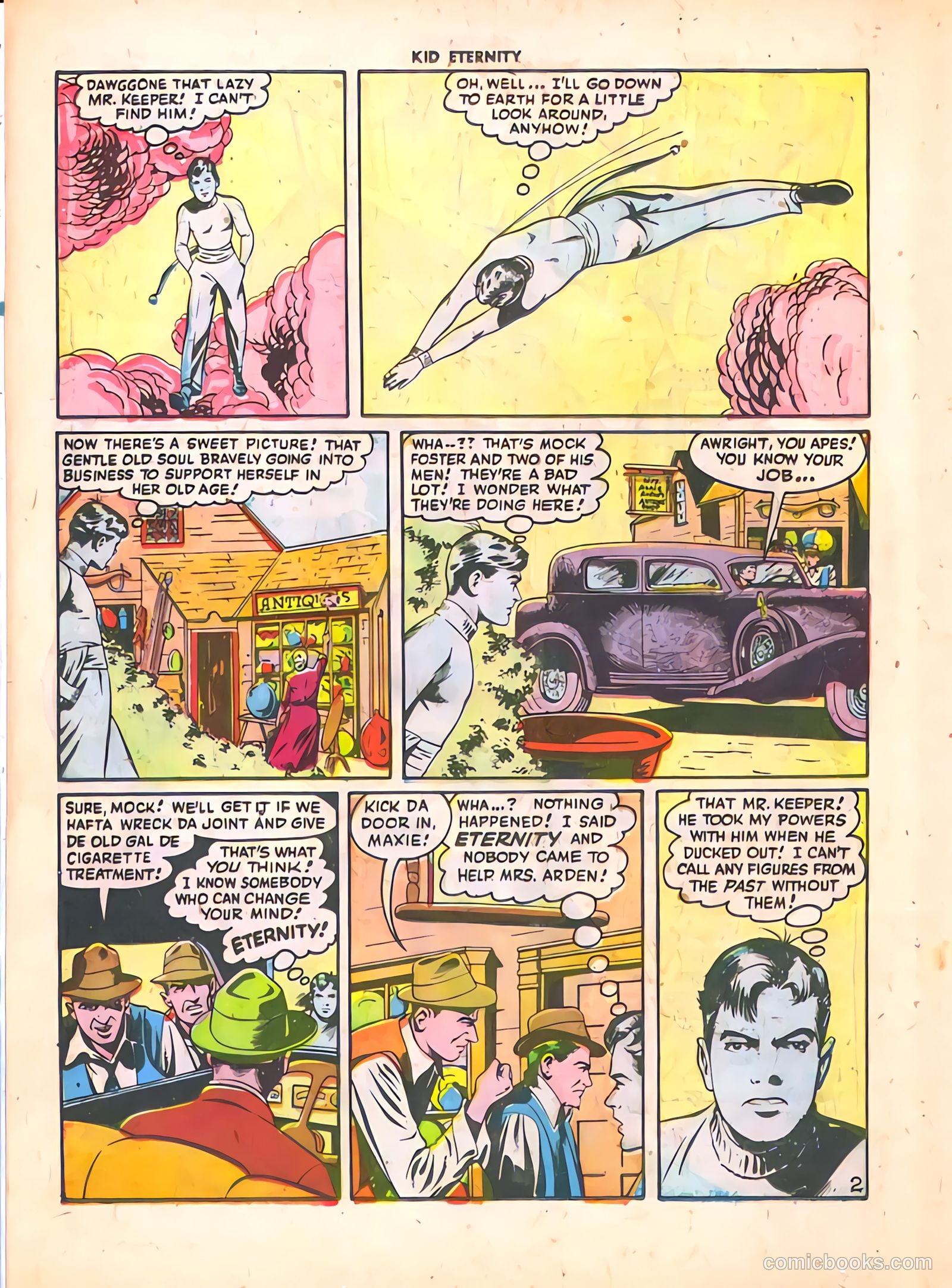 Kid Eternity #4 (1947) — page 16 of 52