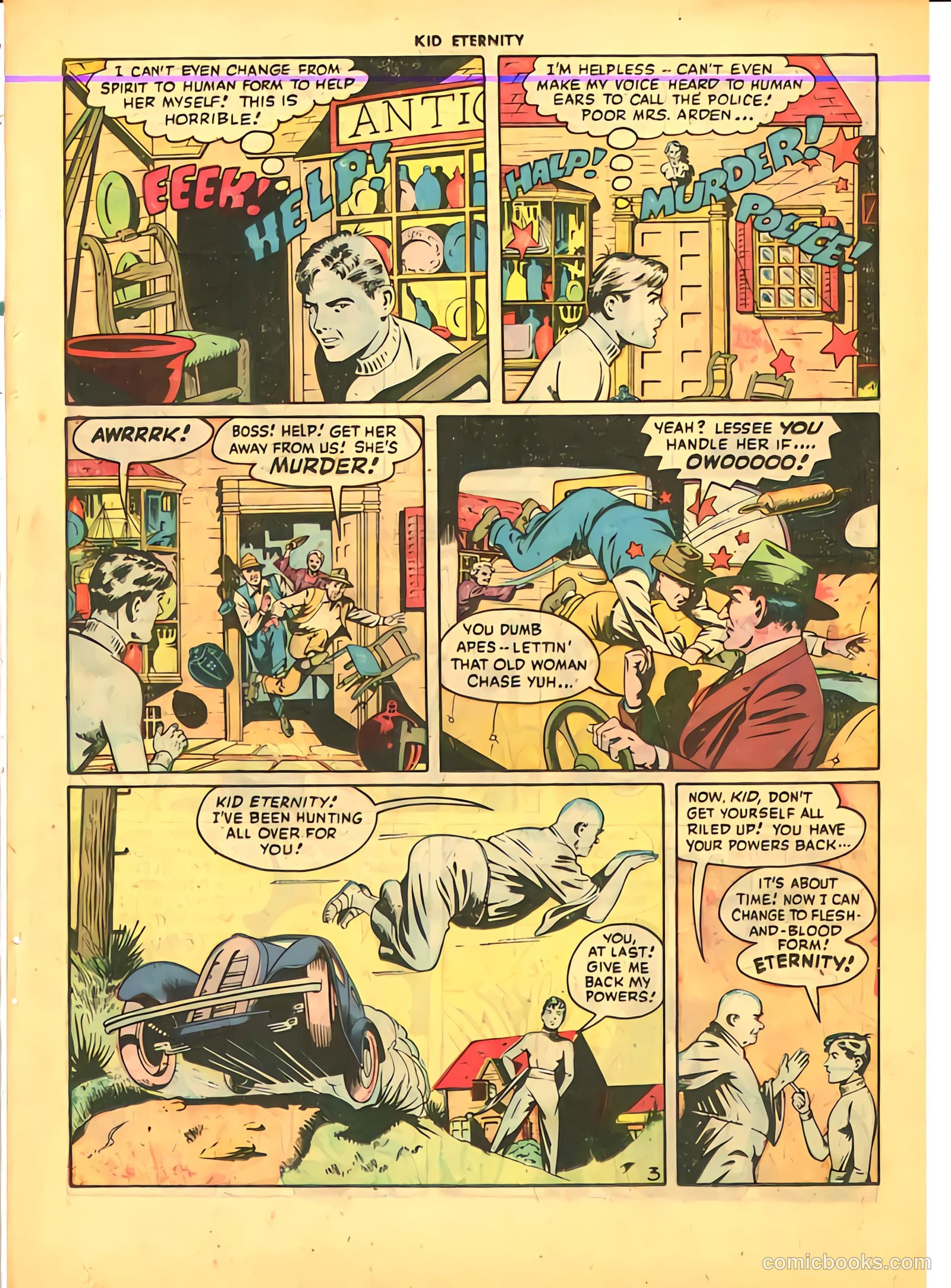Kid Eternity #4 (1947) — page 17 of 52