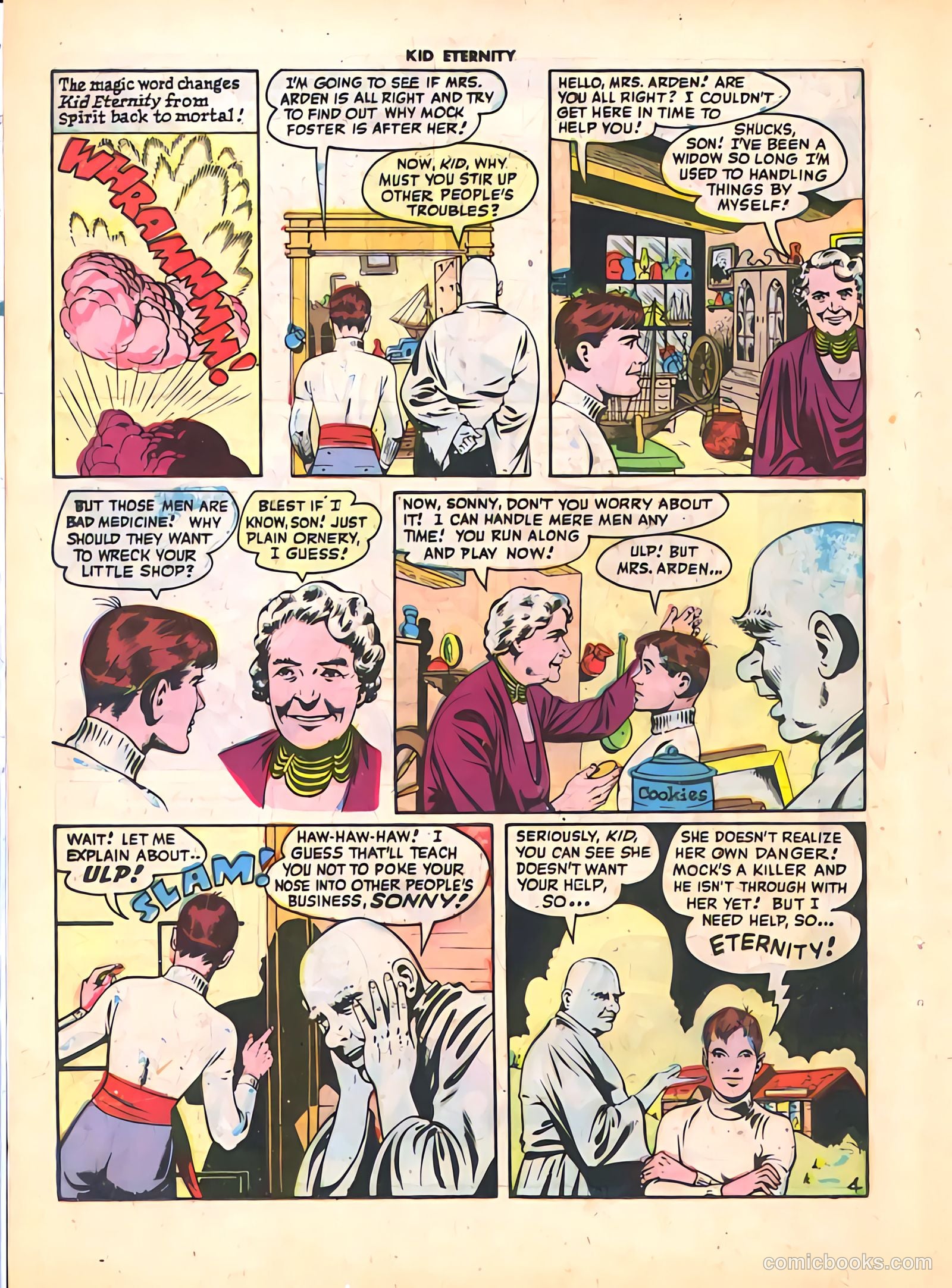Kid Eternity #4 (1947) — page 18 of 52