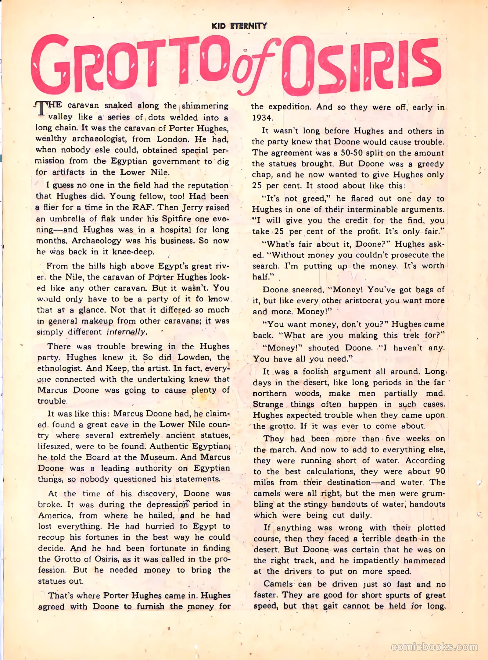 Kid Eternity #4 (1947) — page 34 of 52